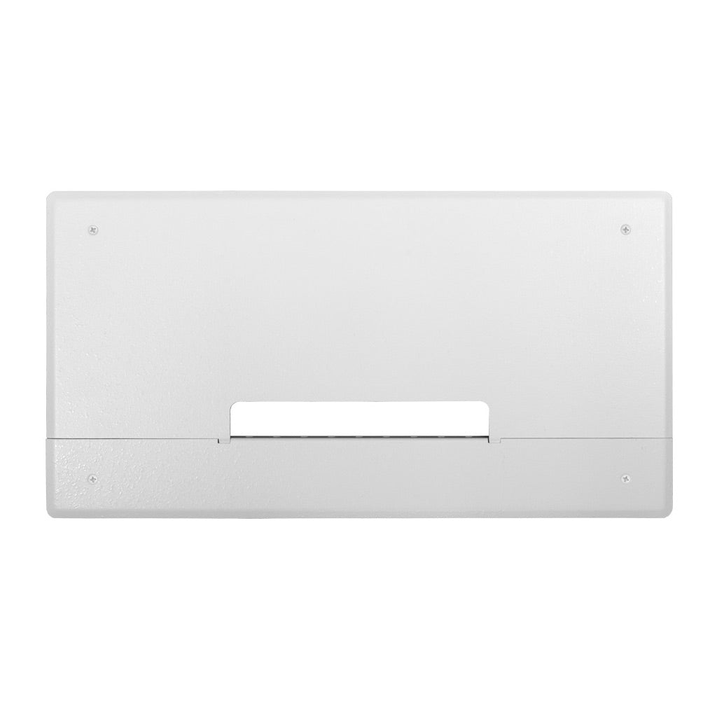 FSR PWB-CMU8-WHT-C - White Cover with Cable Exit for PWB-CMU8 Wall Box, front