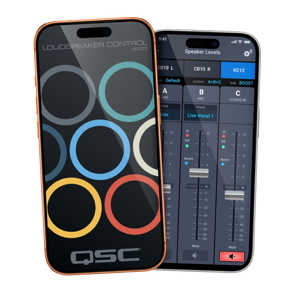 QSC Loudspeaker Control App