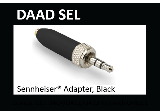 Que Audio DAAD-SEL Adapter for Sennheiser Wireless Systems