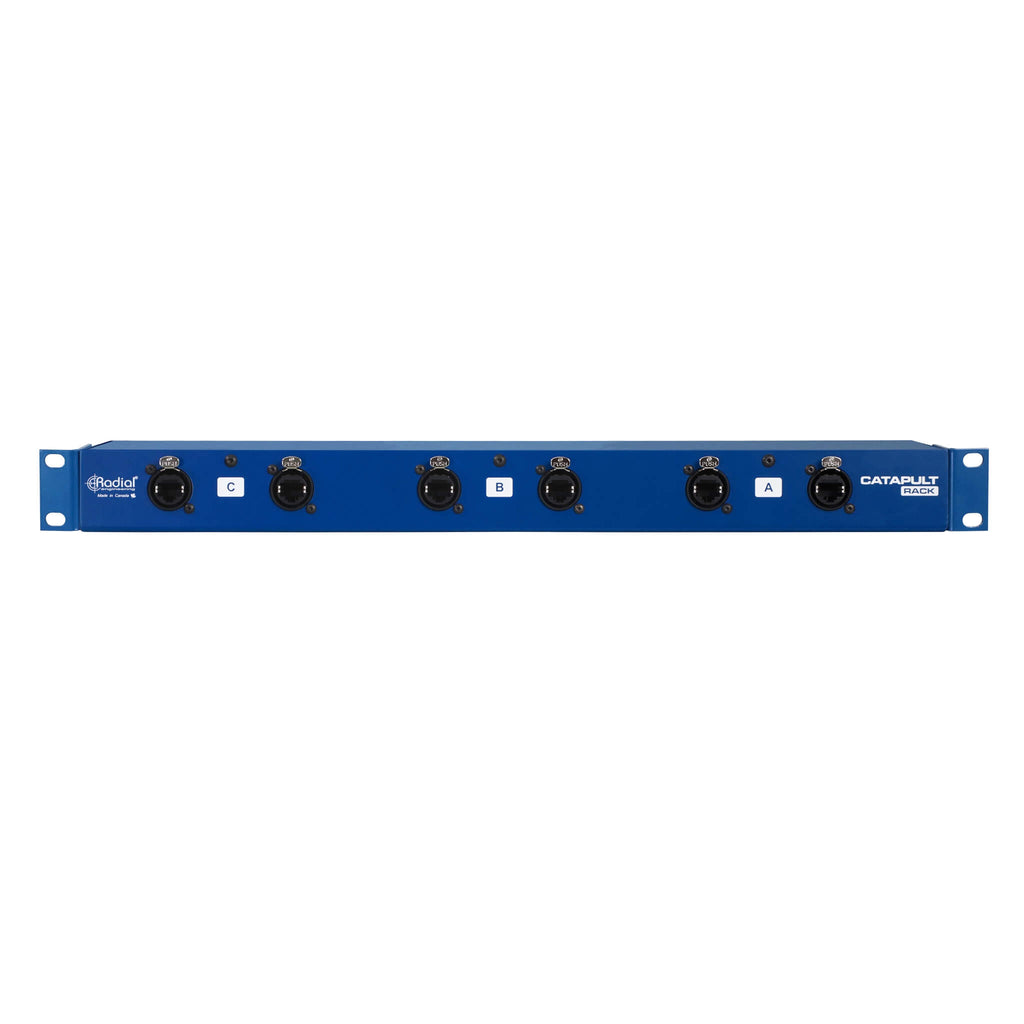 Radial Catapult Rack RX - 12-channel Cat 5 Analog Audio Snake Receiver