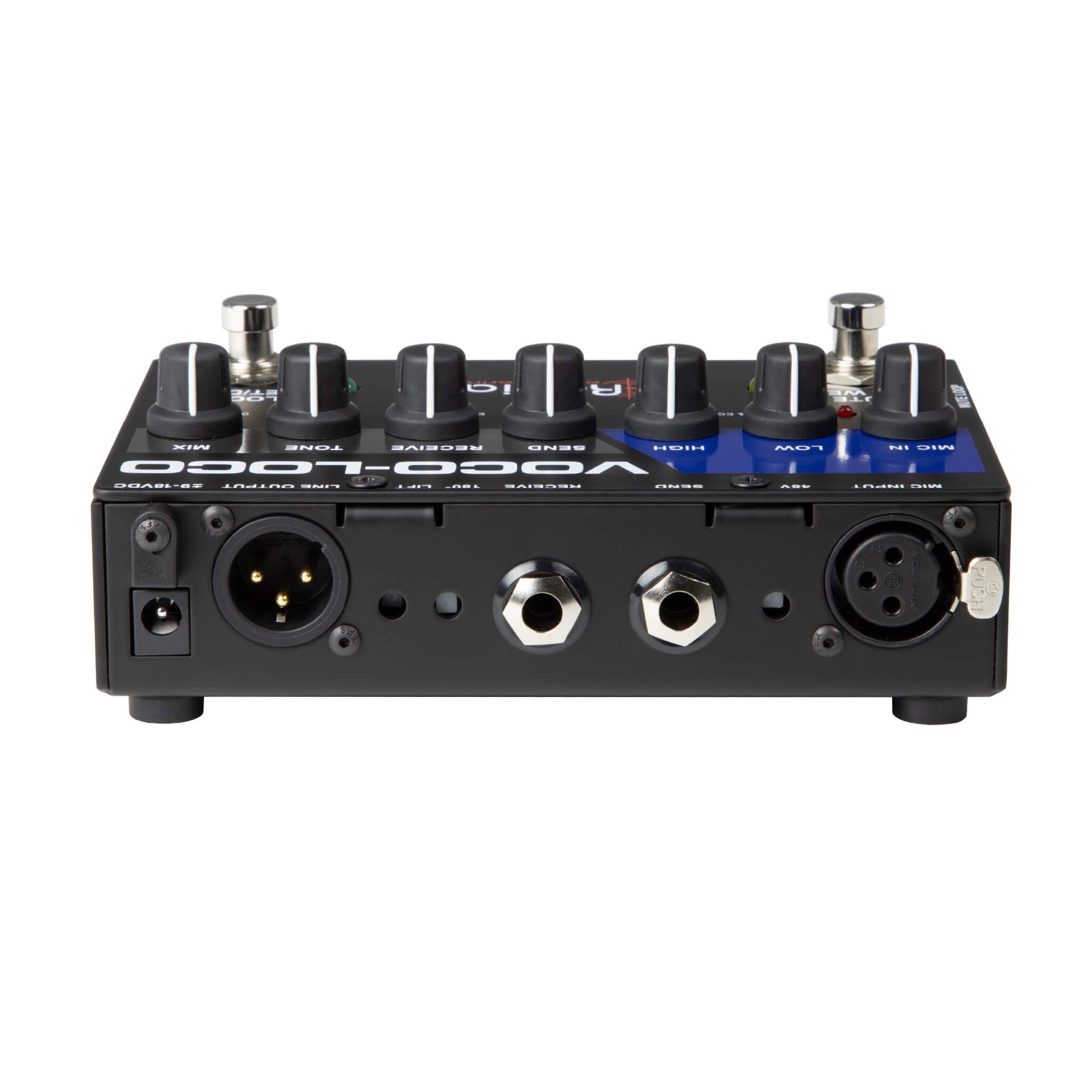 Radial Voco-Loco MK2 - Effects Switcher for Voice or Instrument, rear