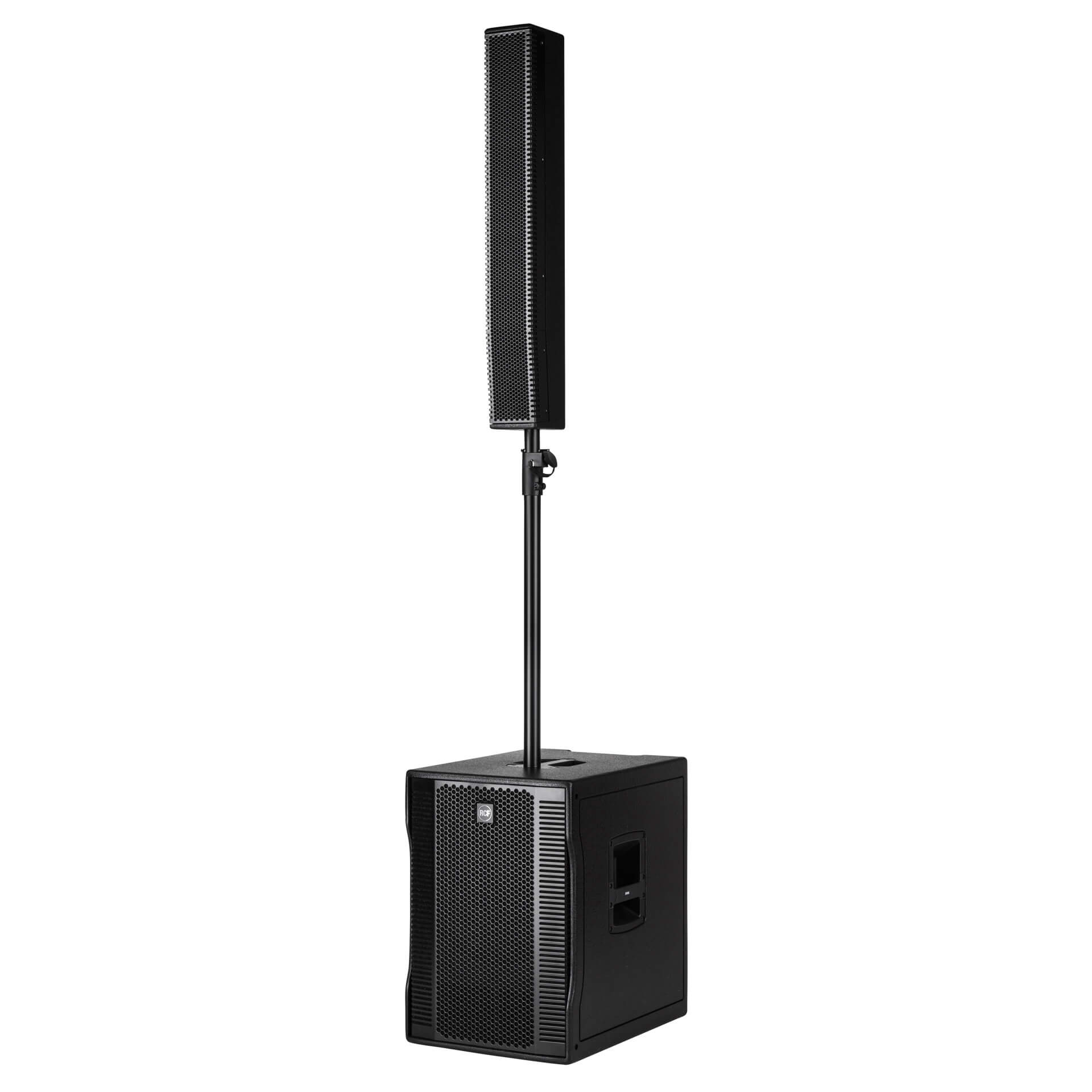 RCF EVOX 12 - Active 1400W Portable 2-Way Column Array, angle