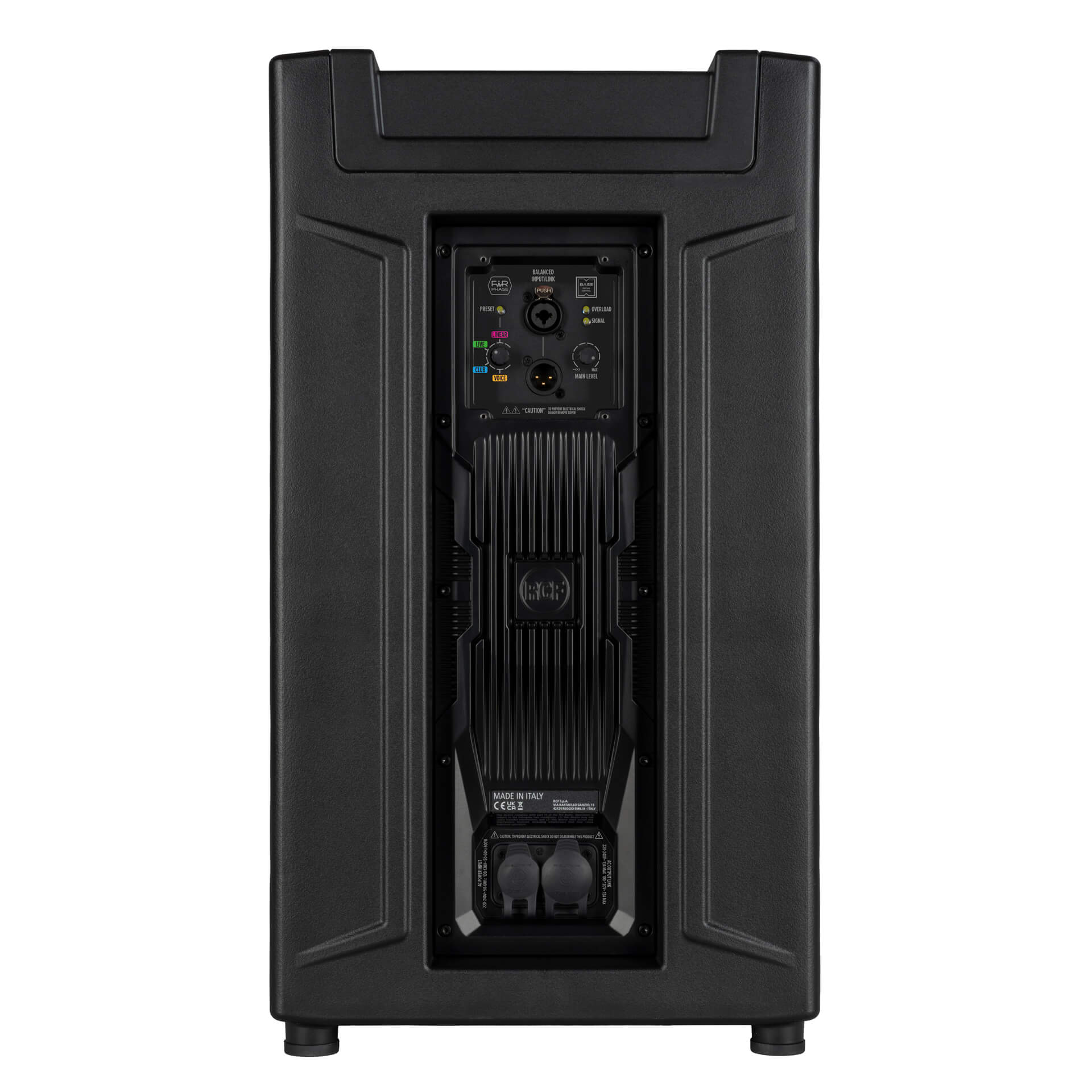 RCF EVOX J11 - Active 3500W Portable 3-Way Column Array, sub back