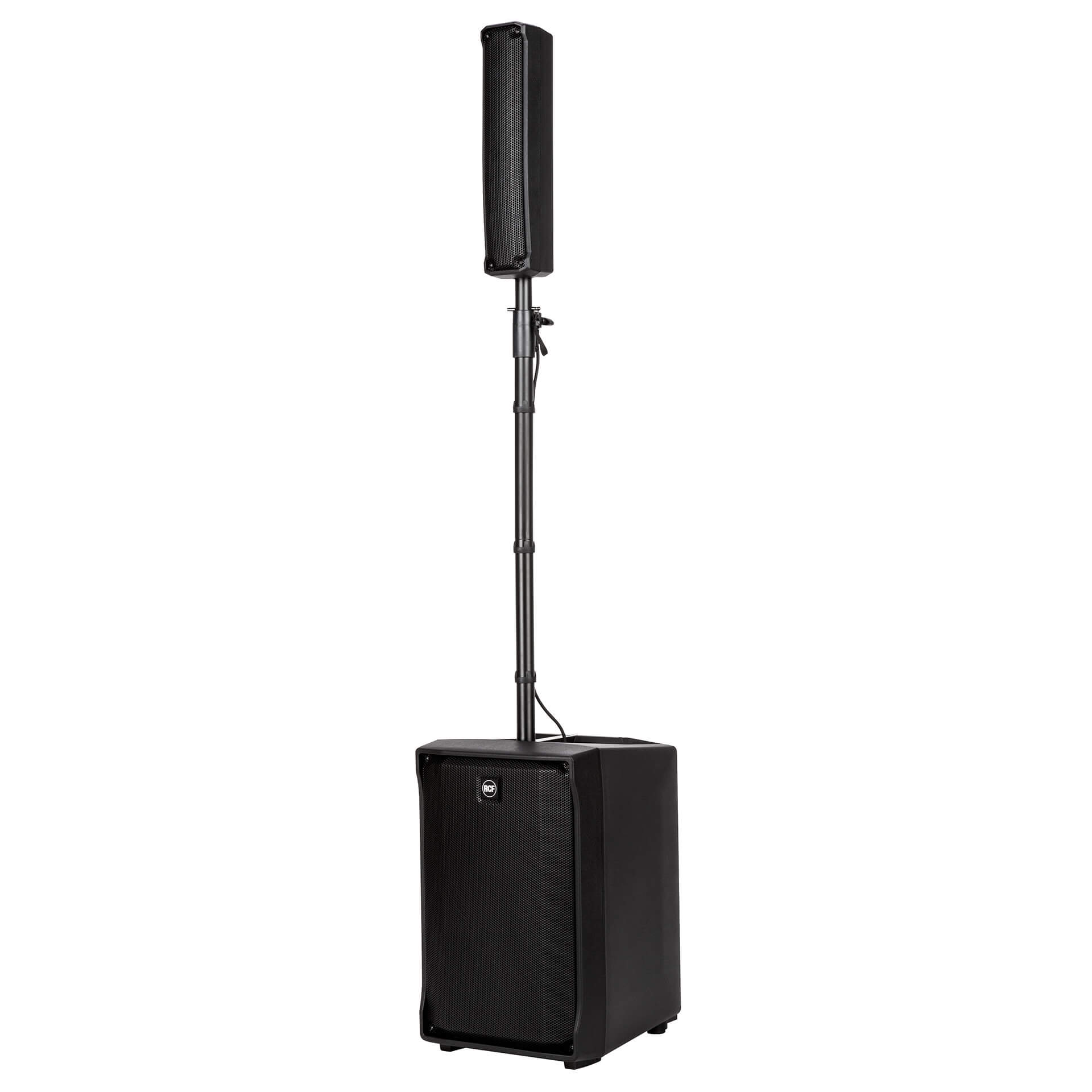 RCF EVOX J8 - Active 1400W Portable 2-Way Column Array, angle
