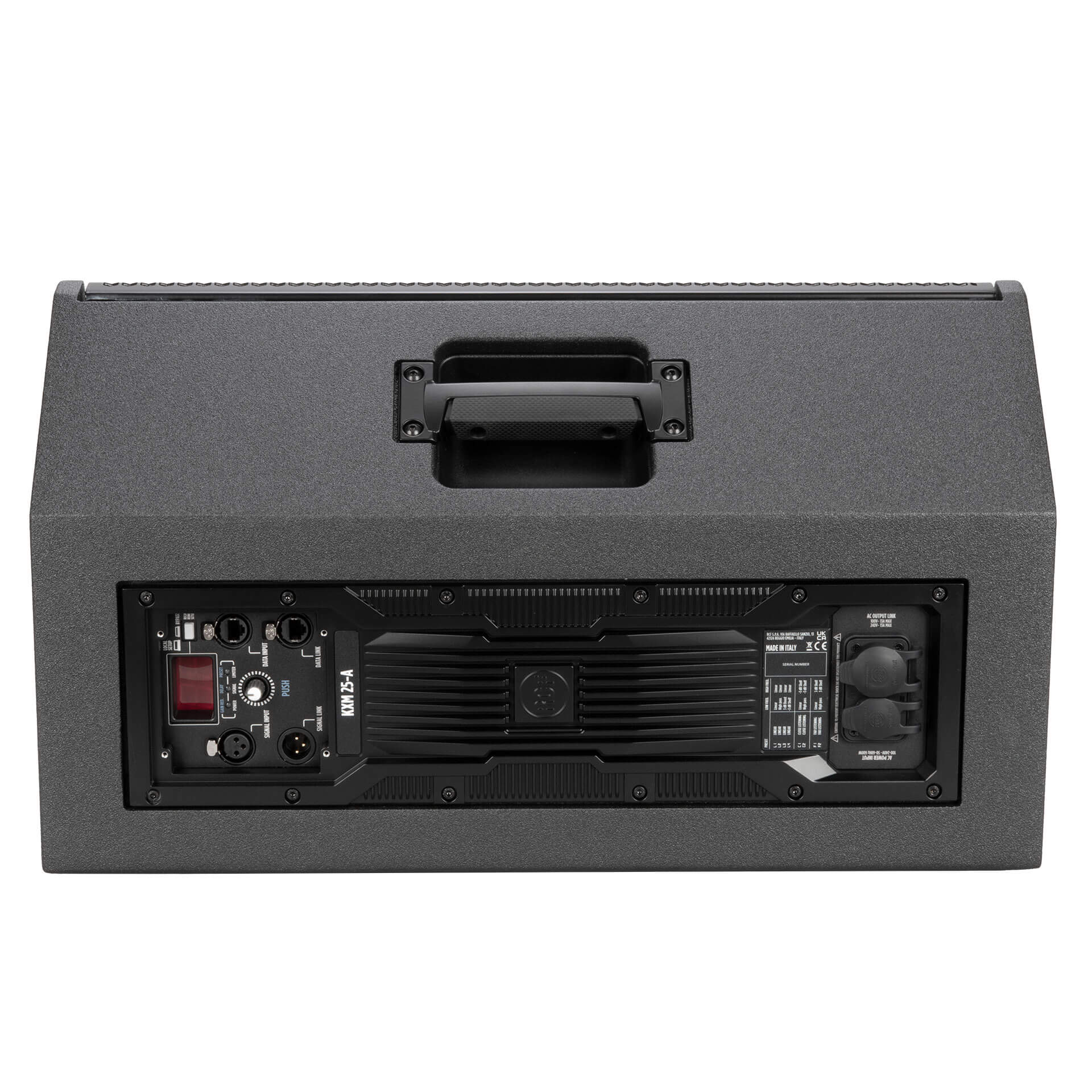 RCF KXM 25-A - Active 3200W 15" 2-Way Coaxial Stage Monitor, back