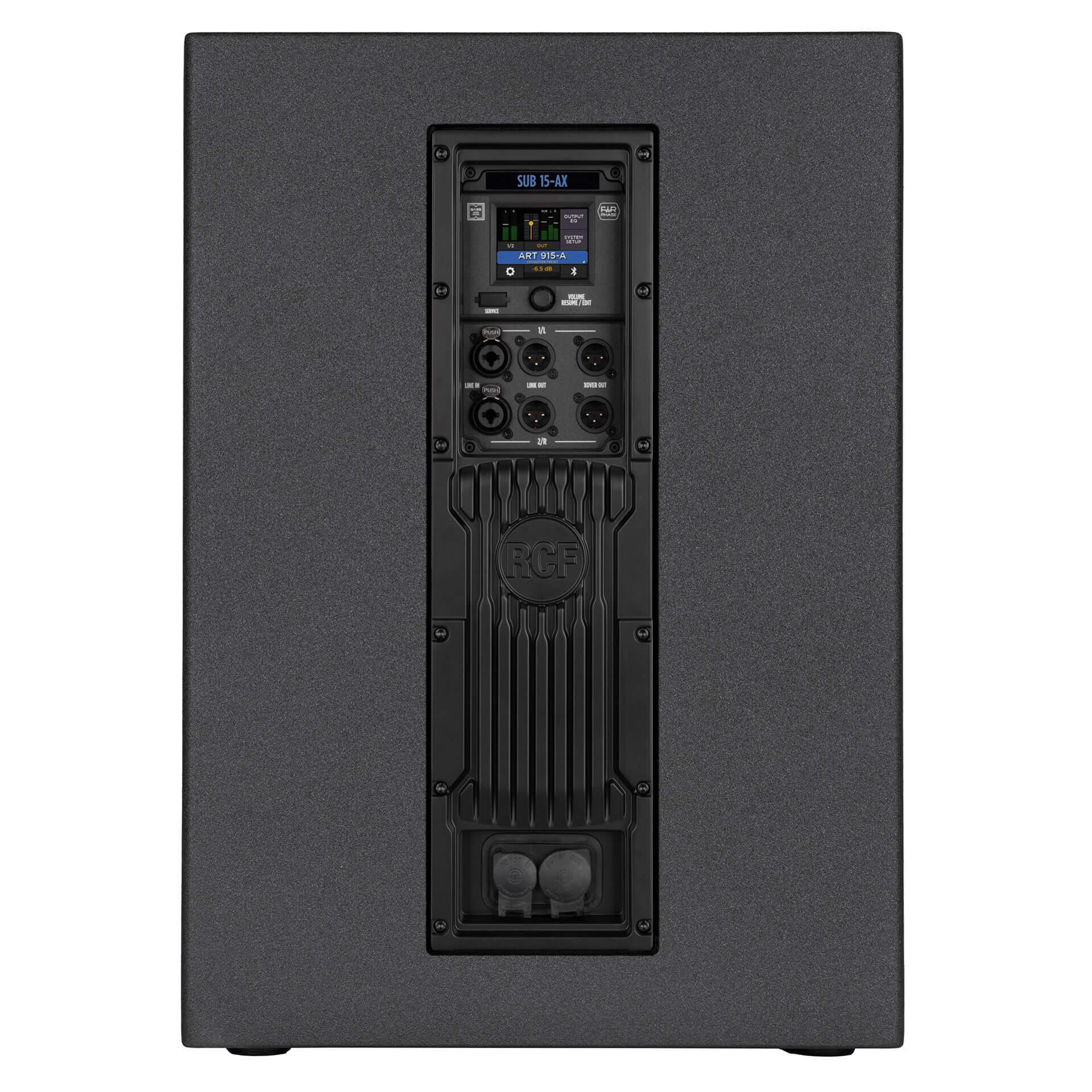 RCF SUB 15-AX - Professional Active 15" Subwoofer with Bluetooth, back