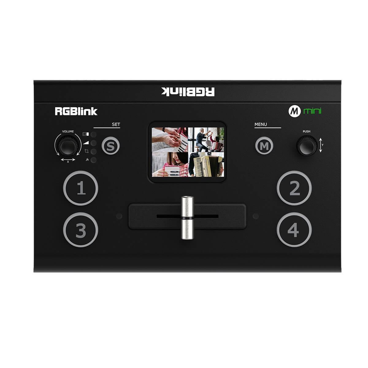 RGBlink mini (gen 2) - Compact Streaming Switcher with 4 HDMI inputs, top