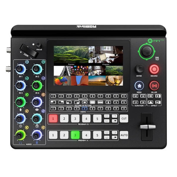 RGBlink mini-max - 4K All-in-One Video Switcher with PTZ Camera Contro