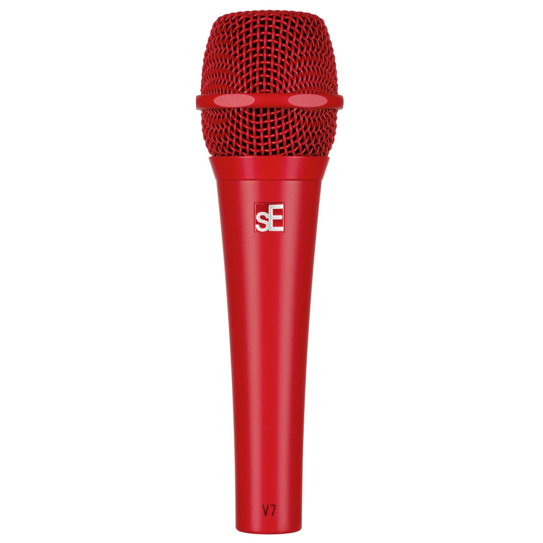 sE Electronics V7 - Supercardioid Dynamic Vocal Microphone, red