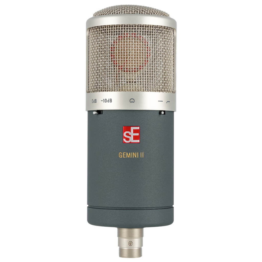 sE Electronics Gemini II - Dual Tube Cardioid Condenser Microphone, front