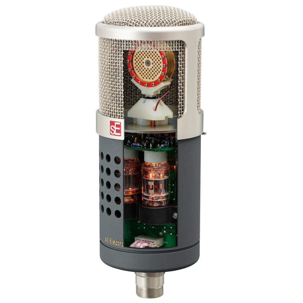 sE Electronics Gemini II - Dual Tube Cardioid Condenser Microphone, tube view