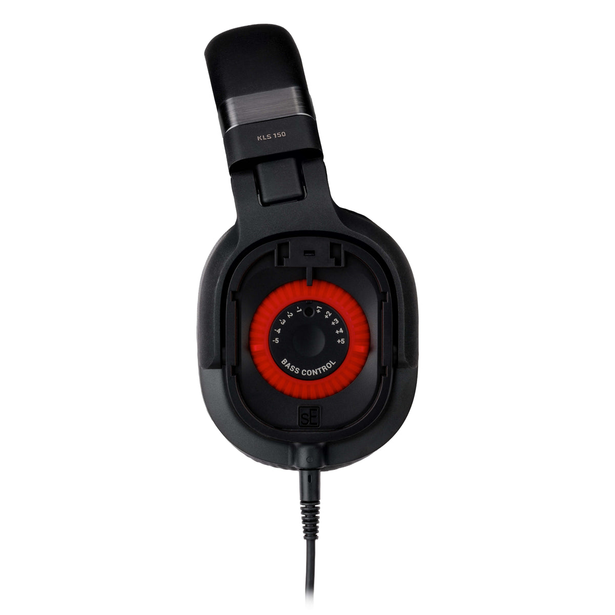 sE Electronics KLS 150 - Professional Closed-Back Over-Ear Headphones, side bass control