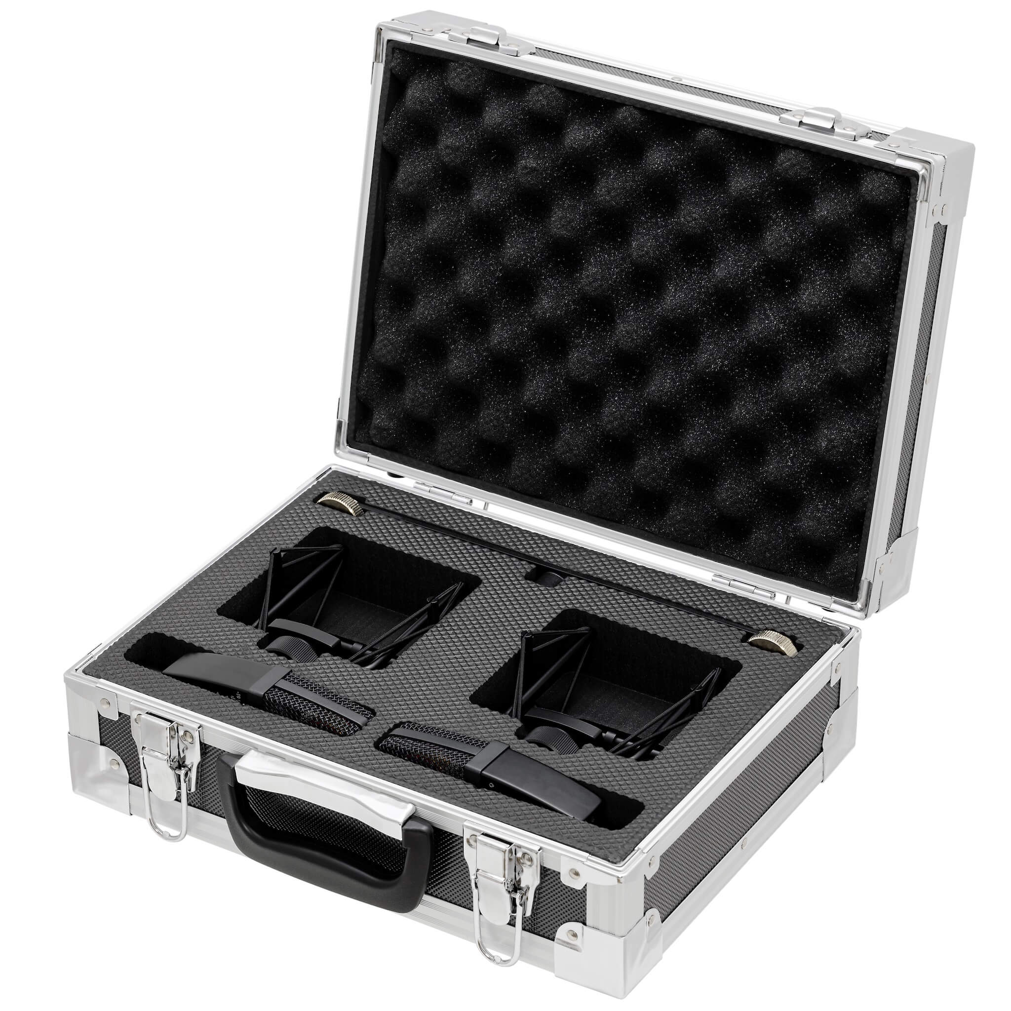 sE Electronics sE4400 SP - Matched Pair of sE4400A Microphones, case open