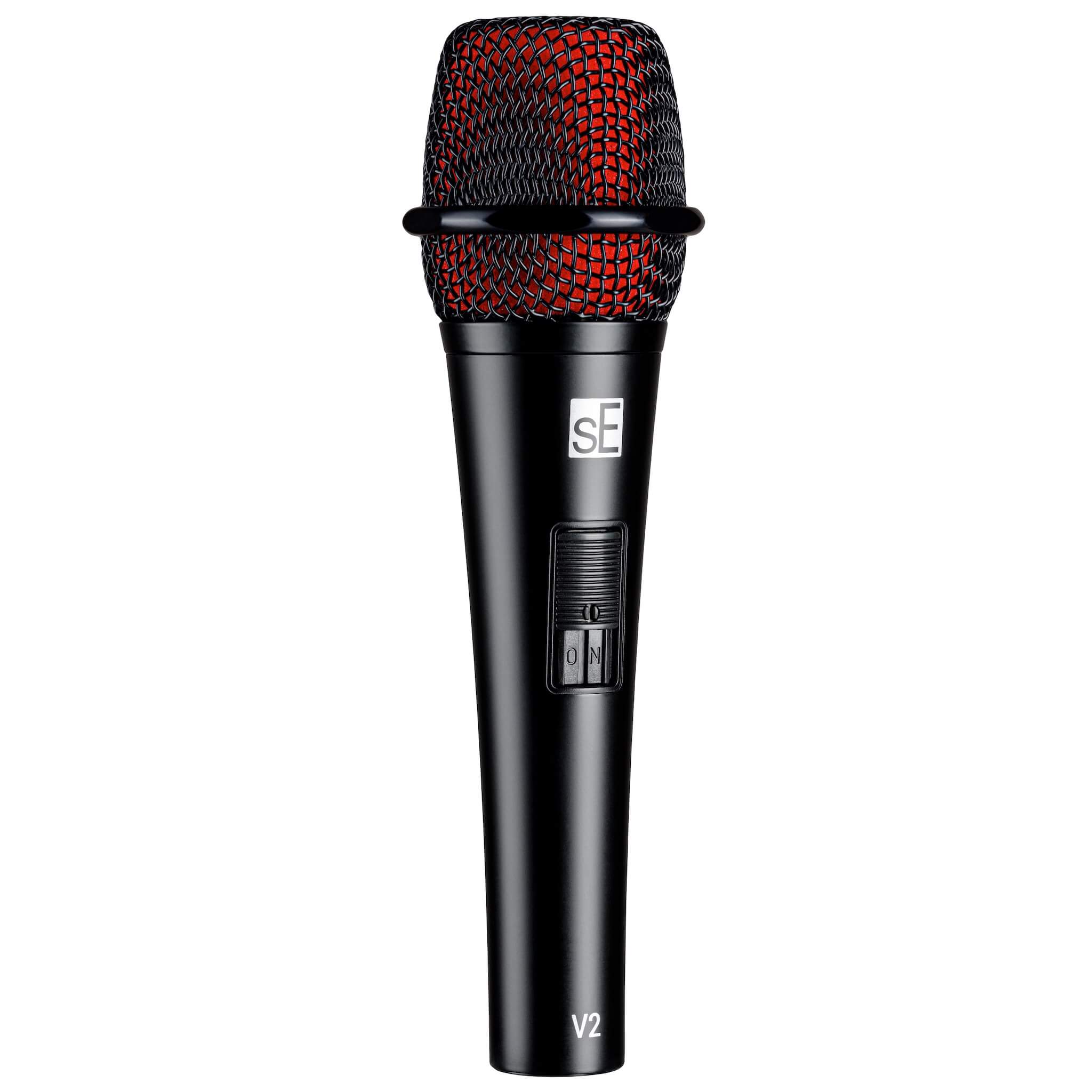 sE Electronics V2 SWITCH - Handheld Dynamic Microphone with Switch, perspective