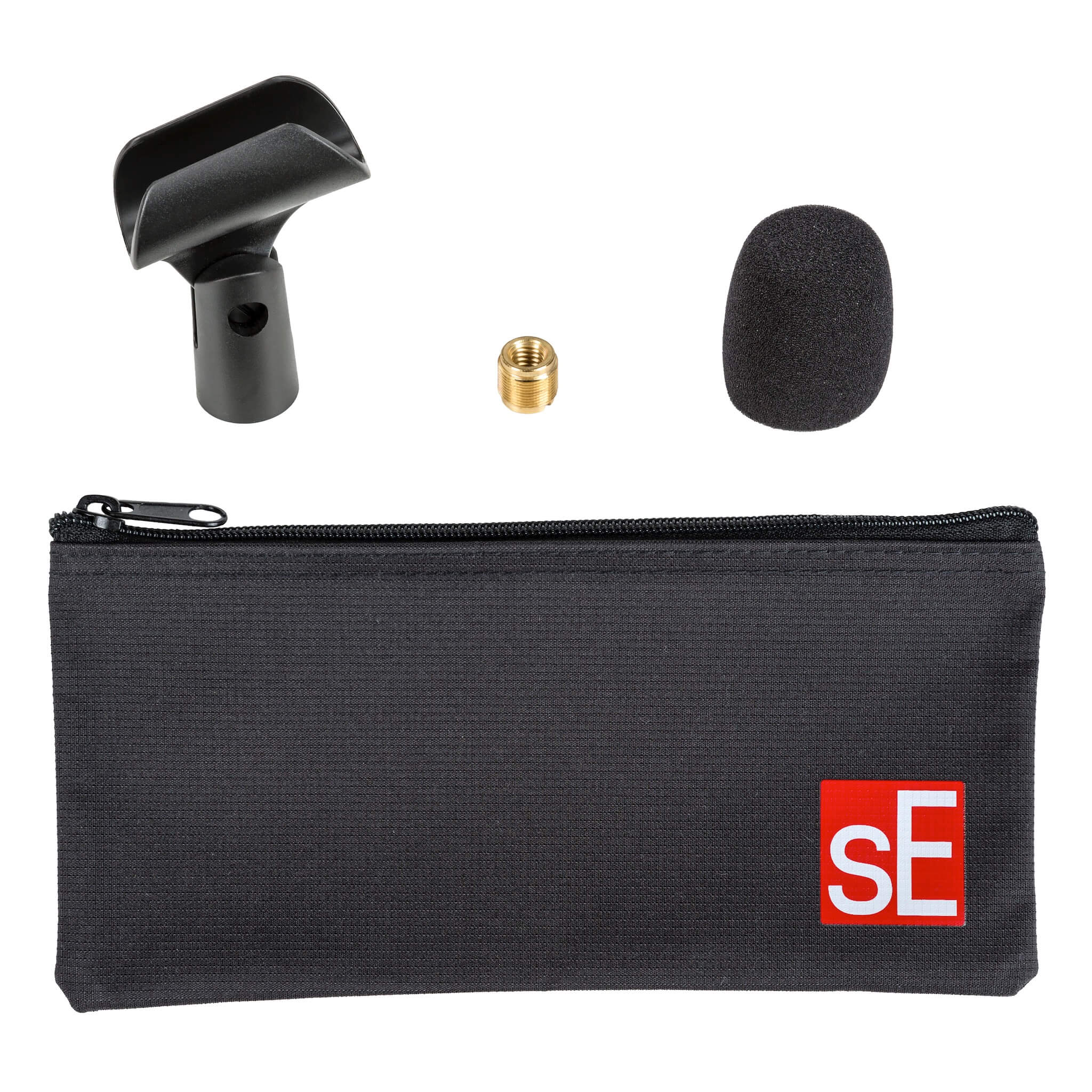 sE Electronics V7 X - Supercardioid Dynamic Instrument Microphone, accessories