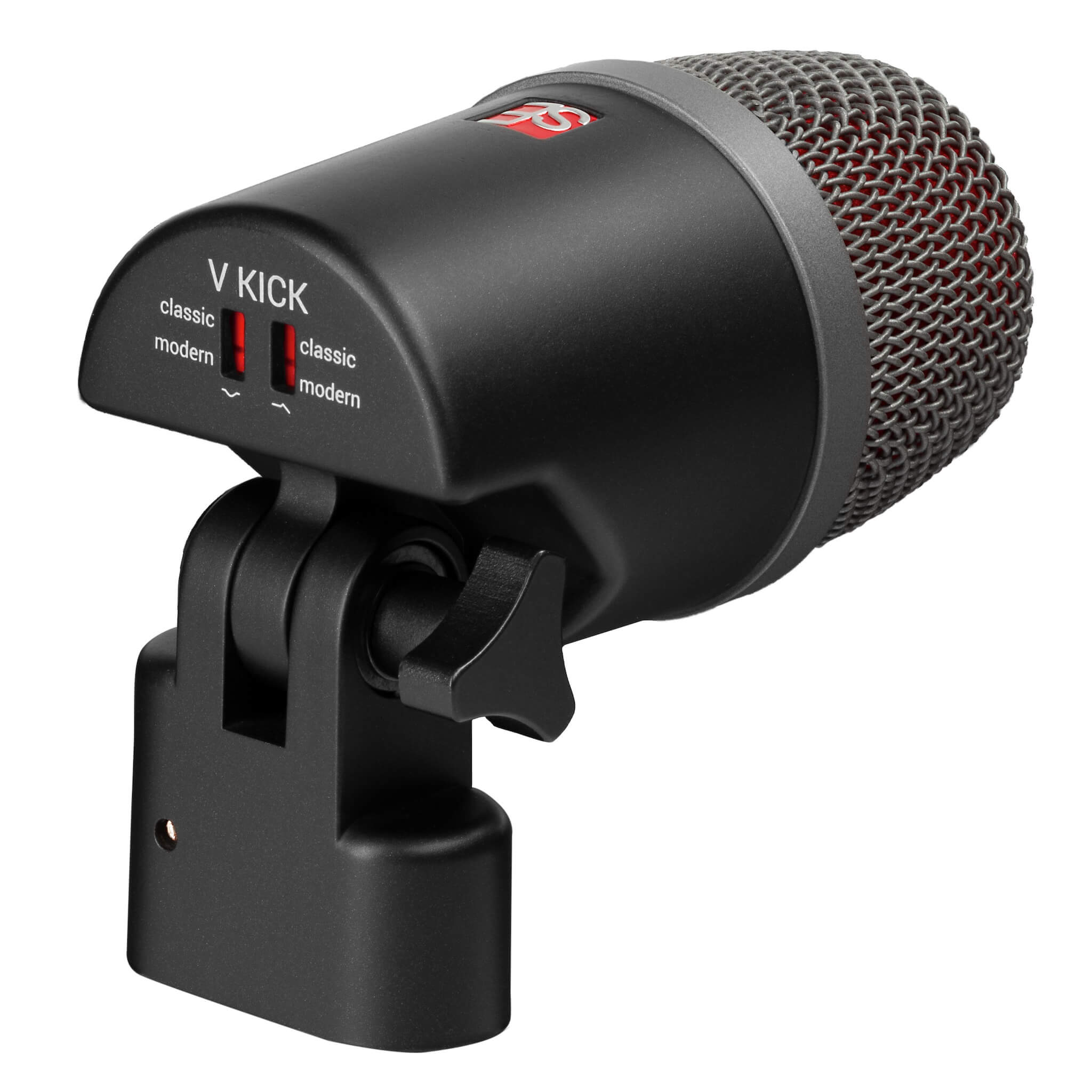 sE Electronics V Kick - Kick Drum Supercardioid Microphone, angle