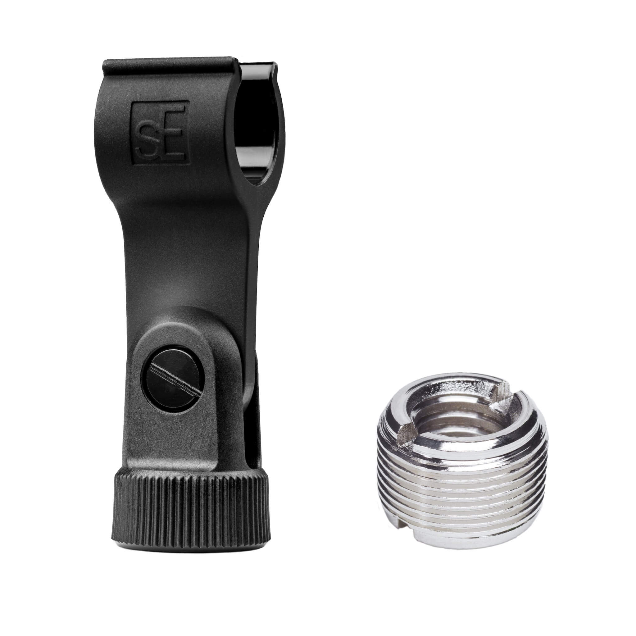 sE Electronics X1 R - swivel mic clip and thread adapter