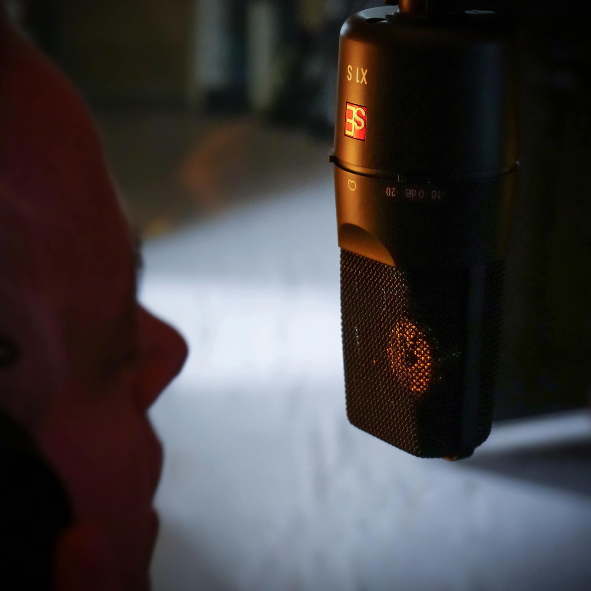 sE Electronics X1 S - Large Condenser Microphone, in use vocal