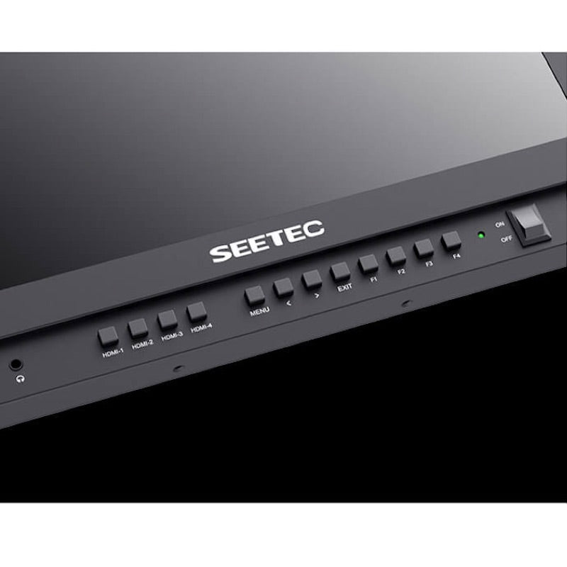 Seetec ATEM156 - 15.6" Quad View Monitor with 4 HDMI In/Out, buttons