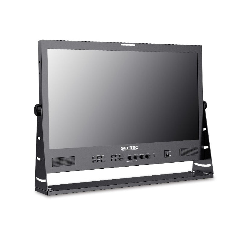Seetec ATEM156S - 15.6" Quad View Monitor with 4 3G-SDI In/Out, angled right