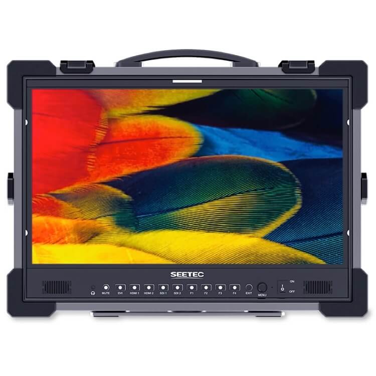 Seetec P215 PRO-CO - 21.5-inch Broadcast Monitor with Protective Case, front