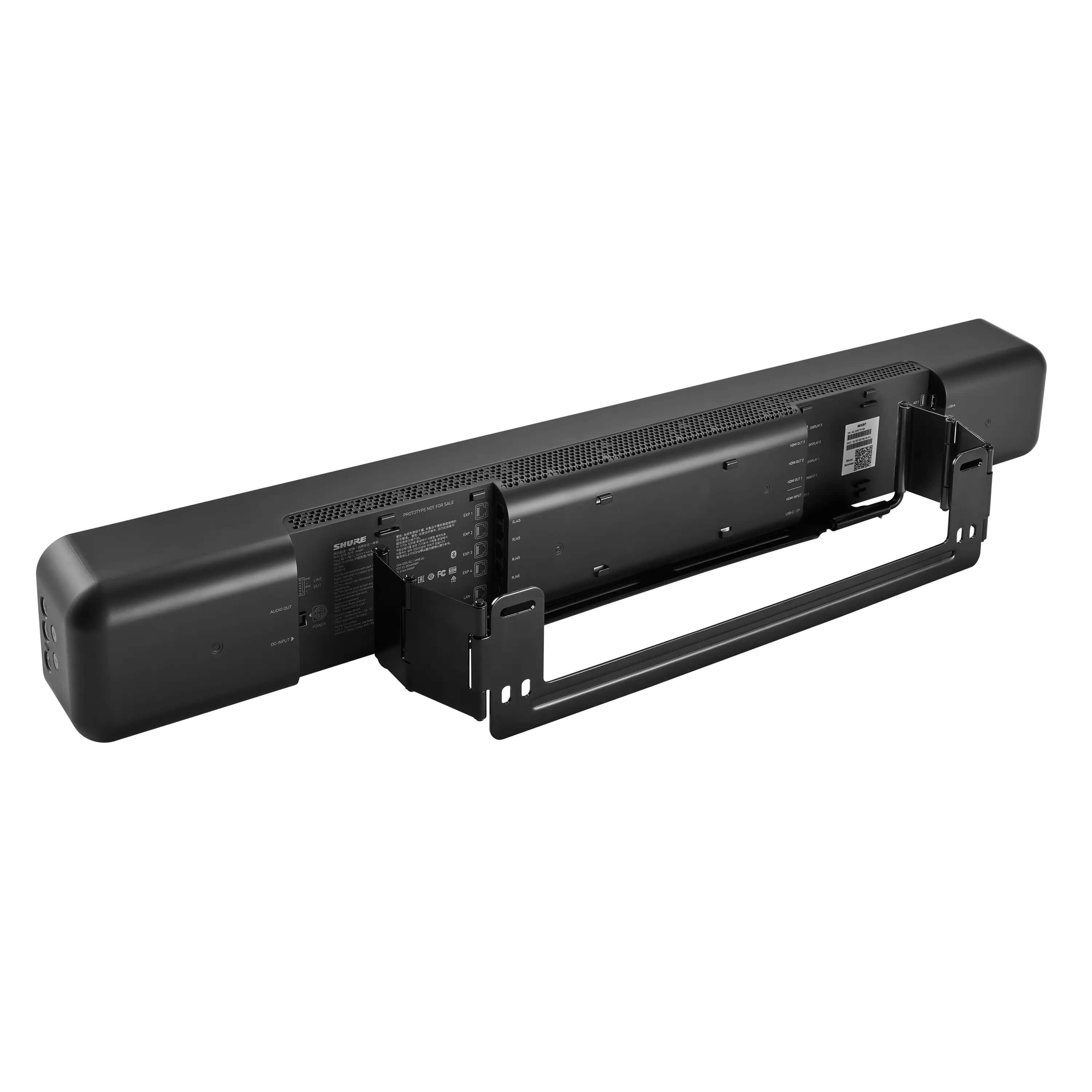 Shure A-IMXBP-PWM - Pivoting Wall Mount for IntelliMix Bar Pro, rear extended