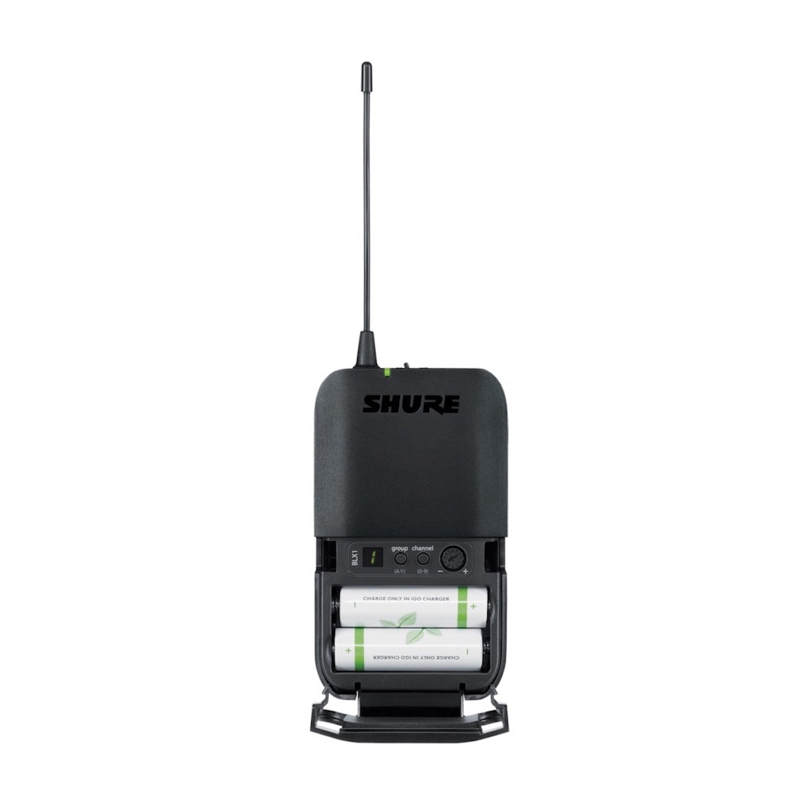Shure BLX1 - Bodypack Transmitter for BLX Wireless Systems, open