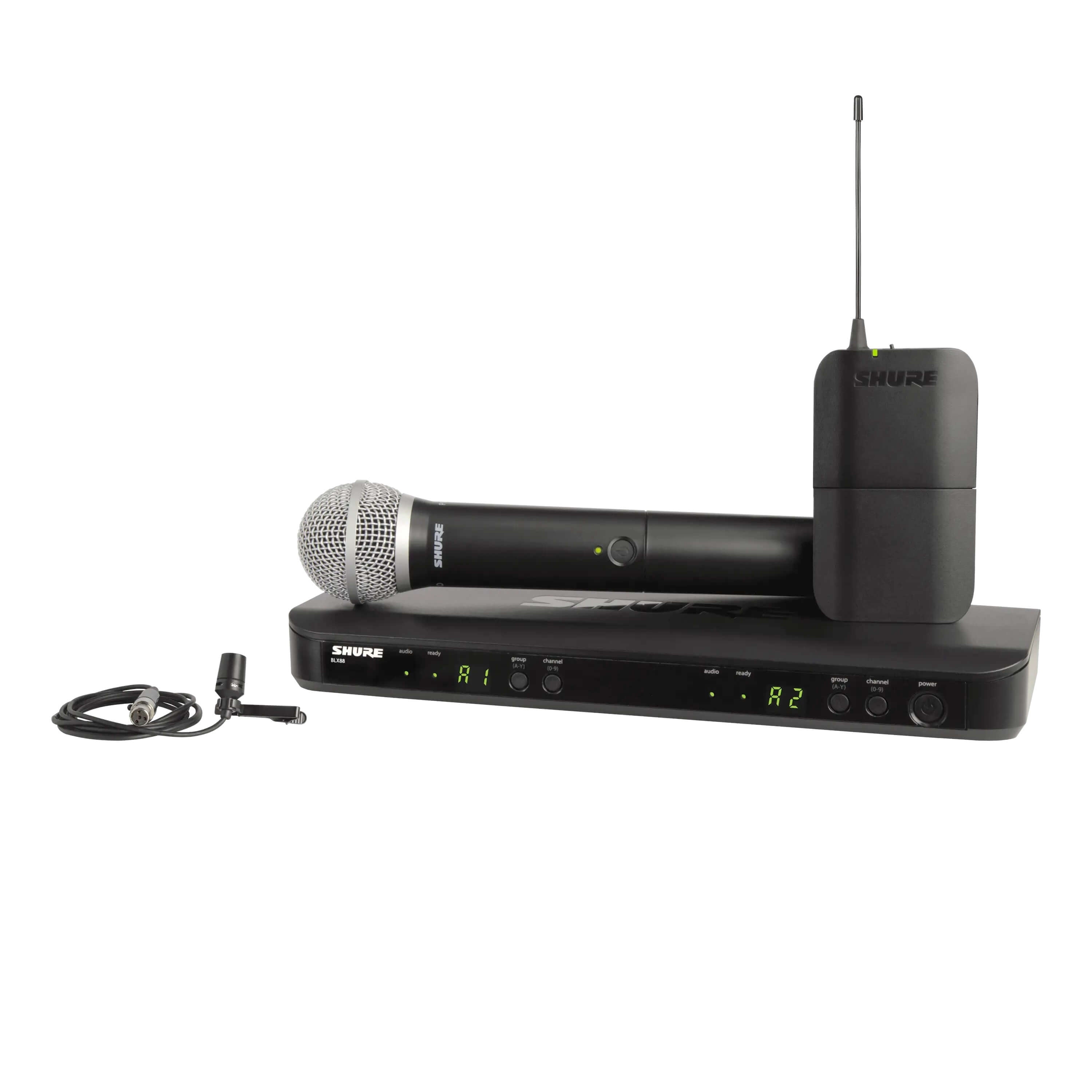 Shure BLX1288/CVL - Wireless Combo System with PG58 Handheld and CVL
