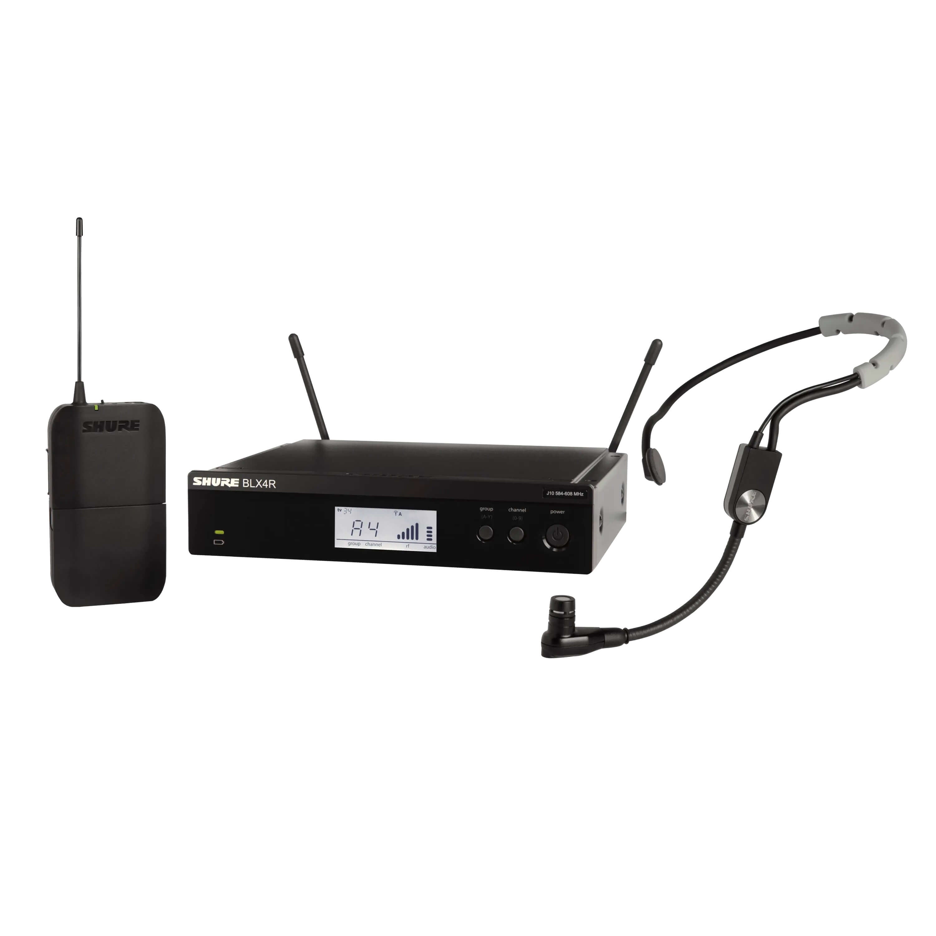 Shure BLX14R/SM35 - Wireless Rack-mount Headset System with SM35 Microphone