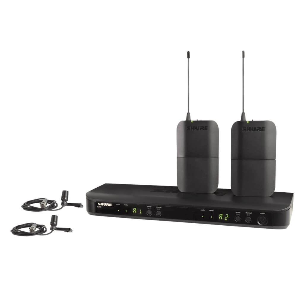 Shure BLX188/CVL - Wireless Dual Presenter System with two CVL Lavalier Microphones