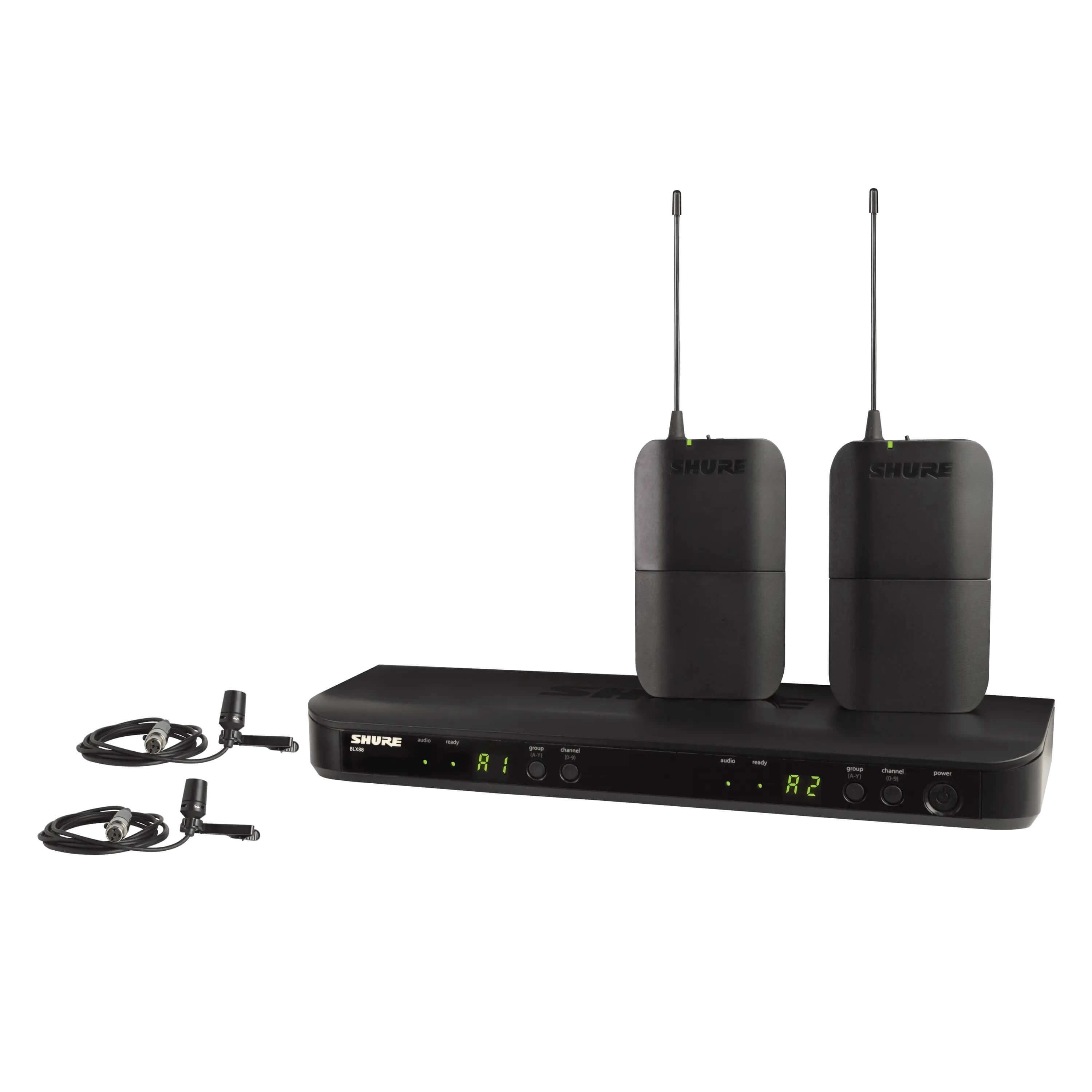 Shure BLX188/CVL - Wireless Dual Presenter System with two CVL Lavalier Microphones