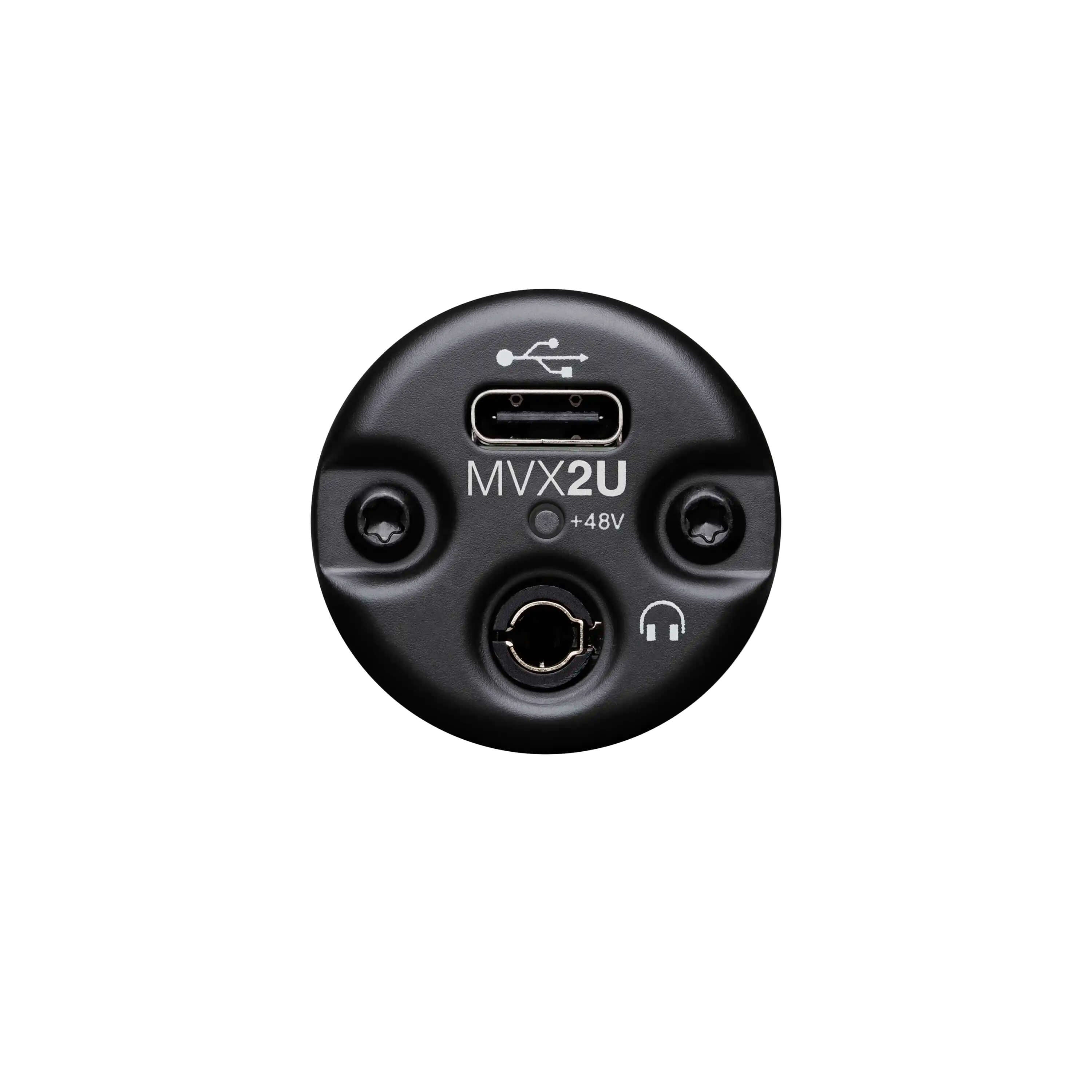 Shure MVX2U Gen 2 - Digital Audio Interface, XLR to USB Adapter, USB-C end