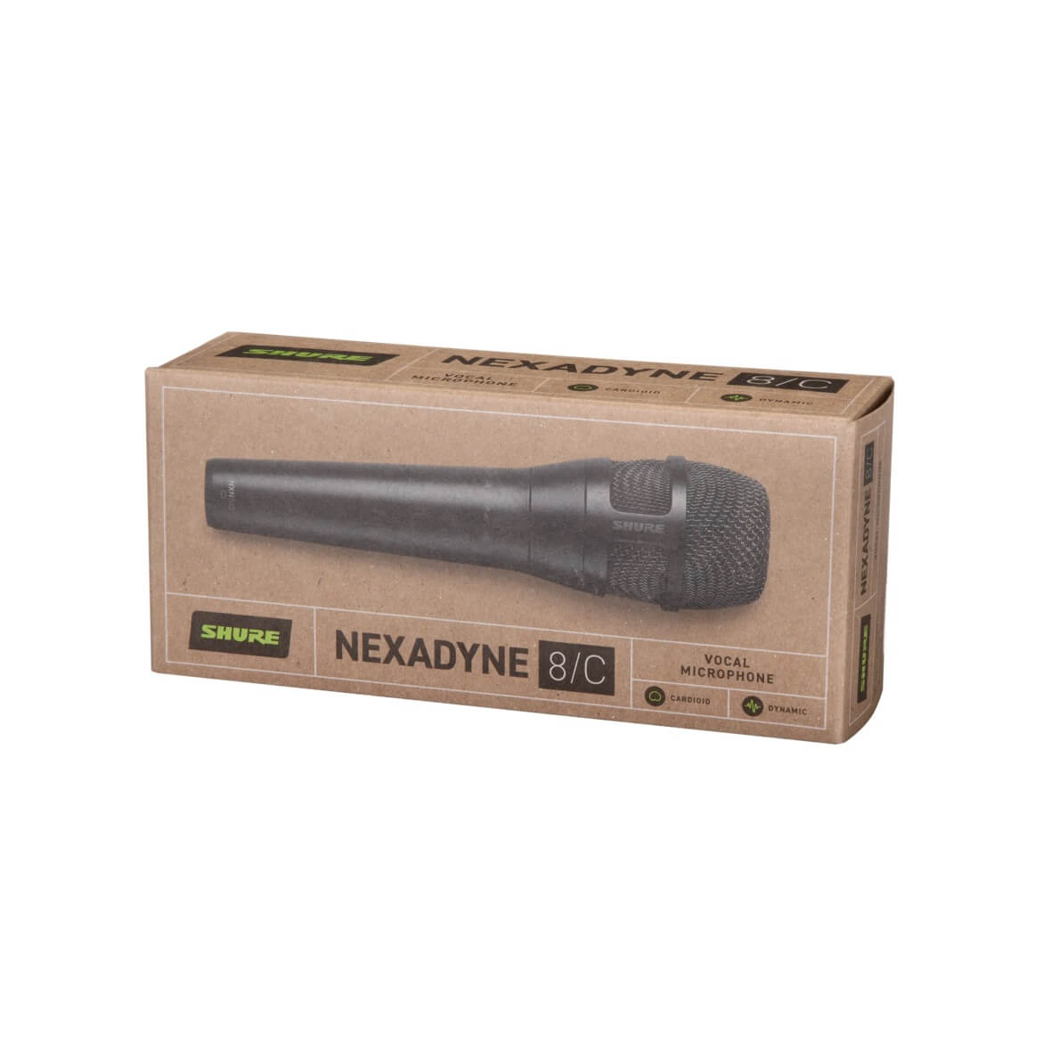 Shure Nexadyne 8/C - Cardioid Dynamic Vocal Microphone, box