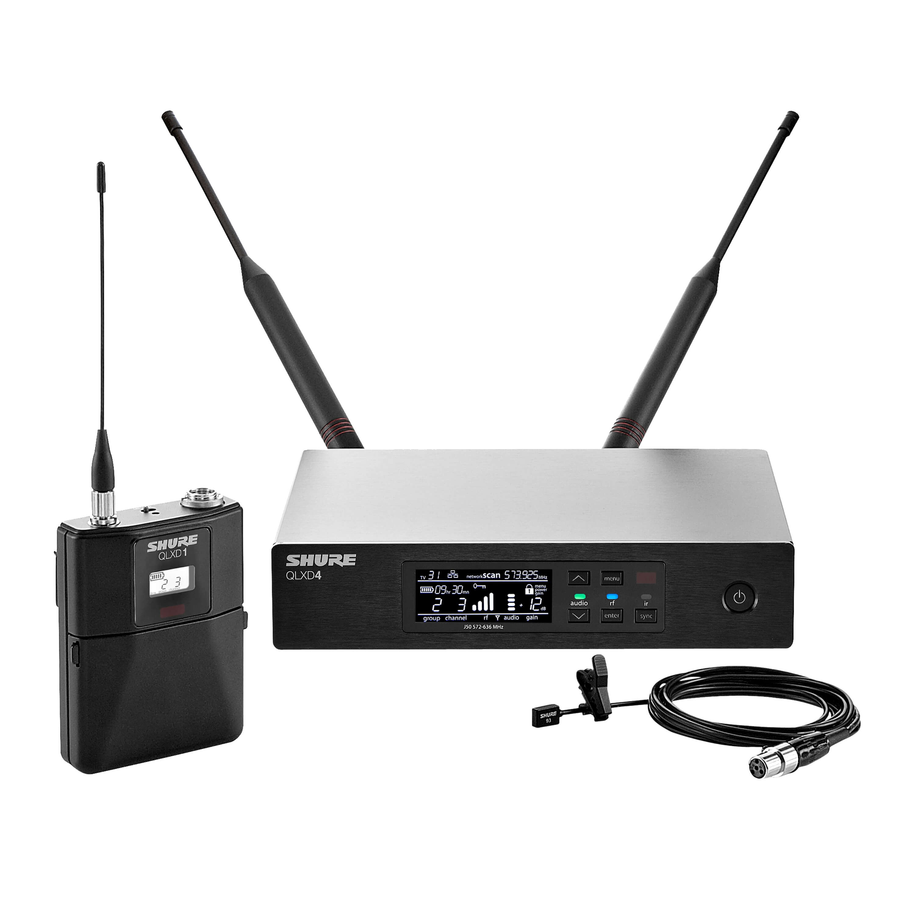 Shure QLXD14/93 - Wireless System with WL93 Lavalier Microphone