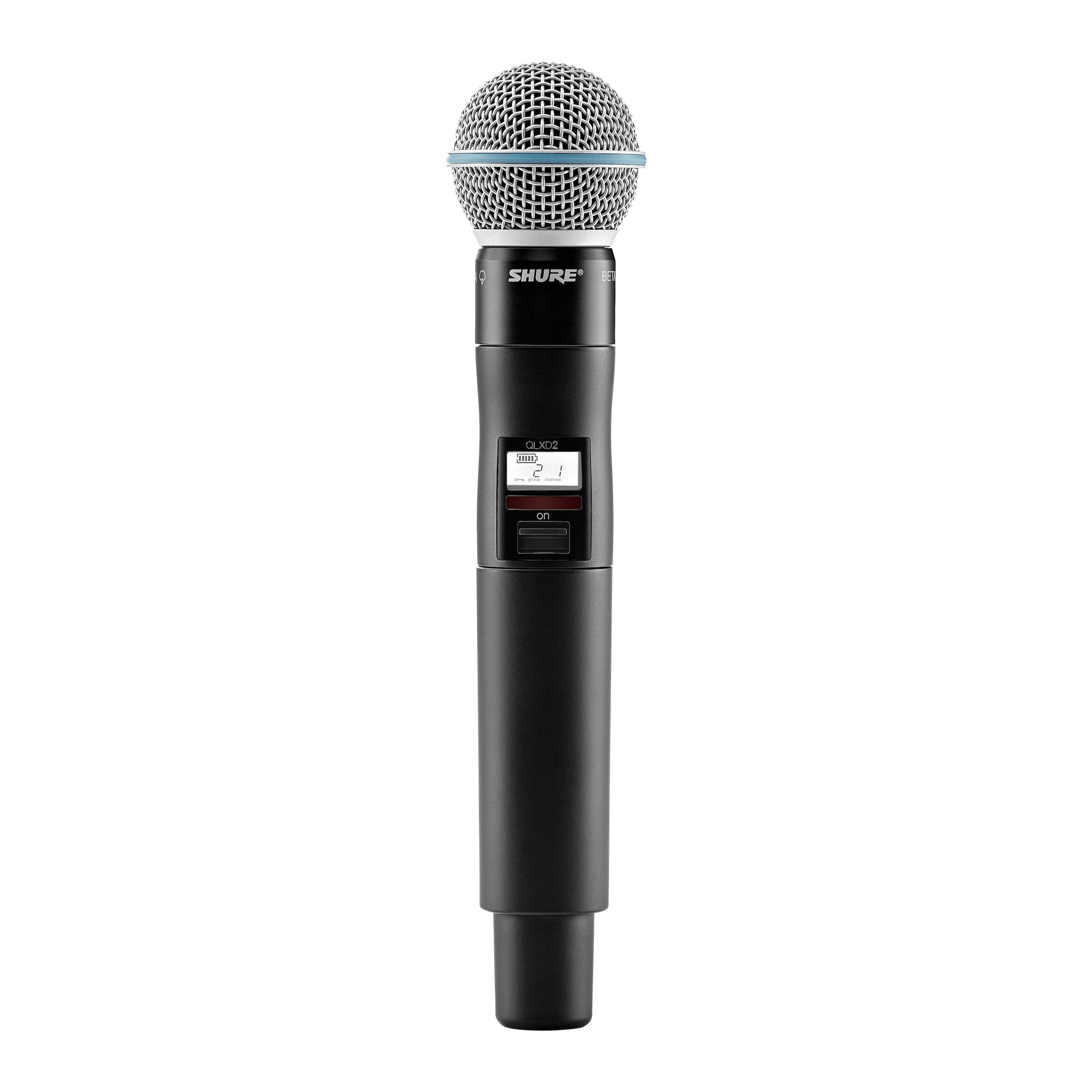 Shure QLXD2/B58A - Wireless Handheld Transmitter with Beta 58A Capsule