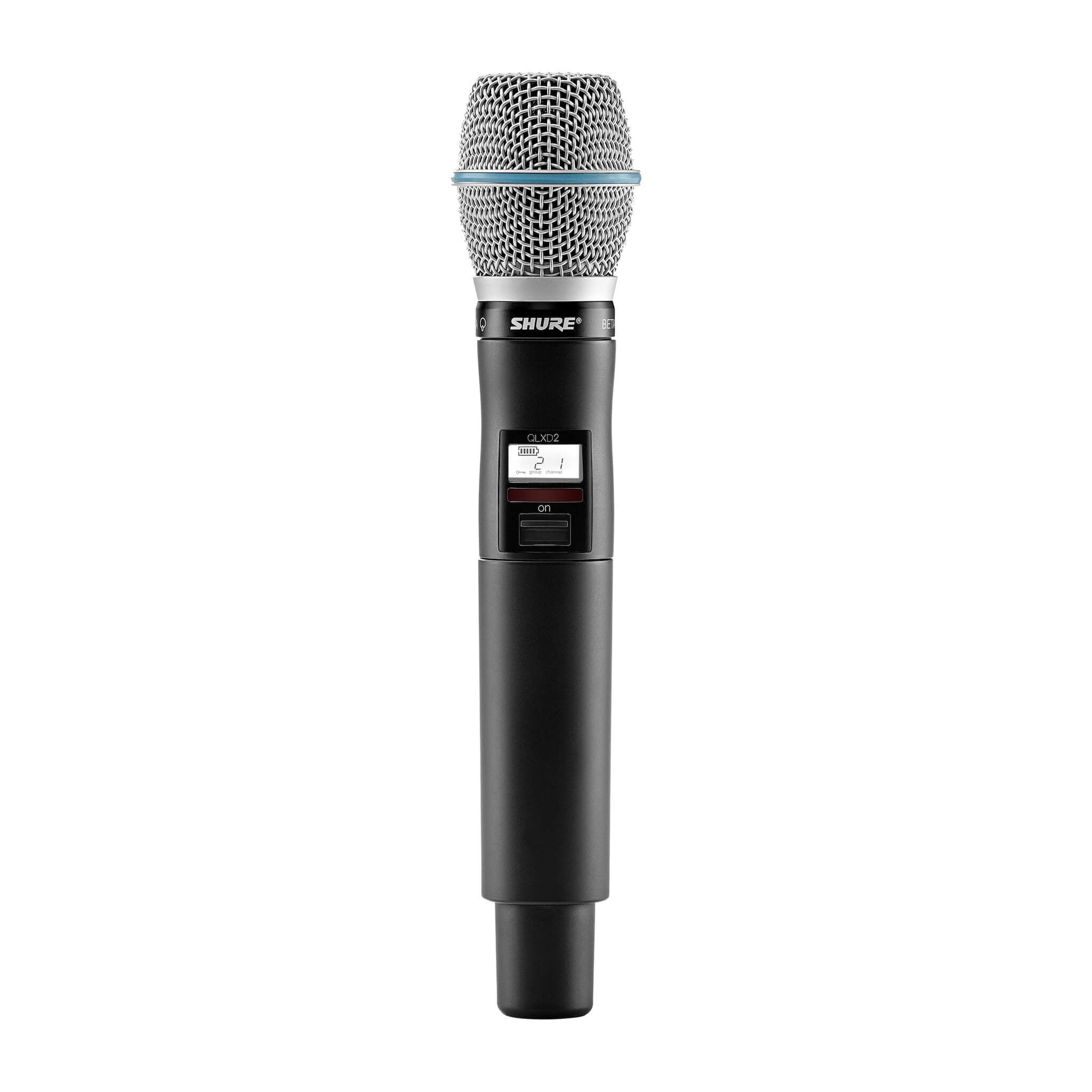 Shure QLXD2/B87A - Wireless Handheld Transmitter with Beta 87A Capsule