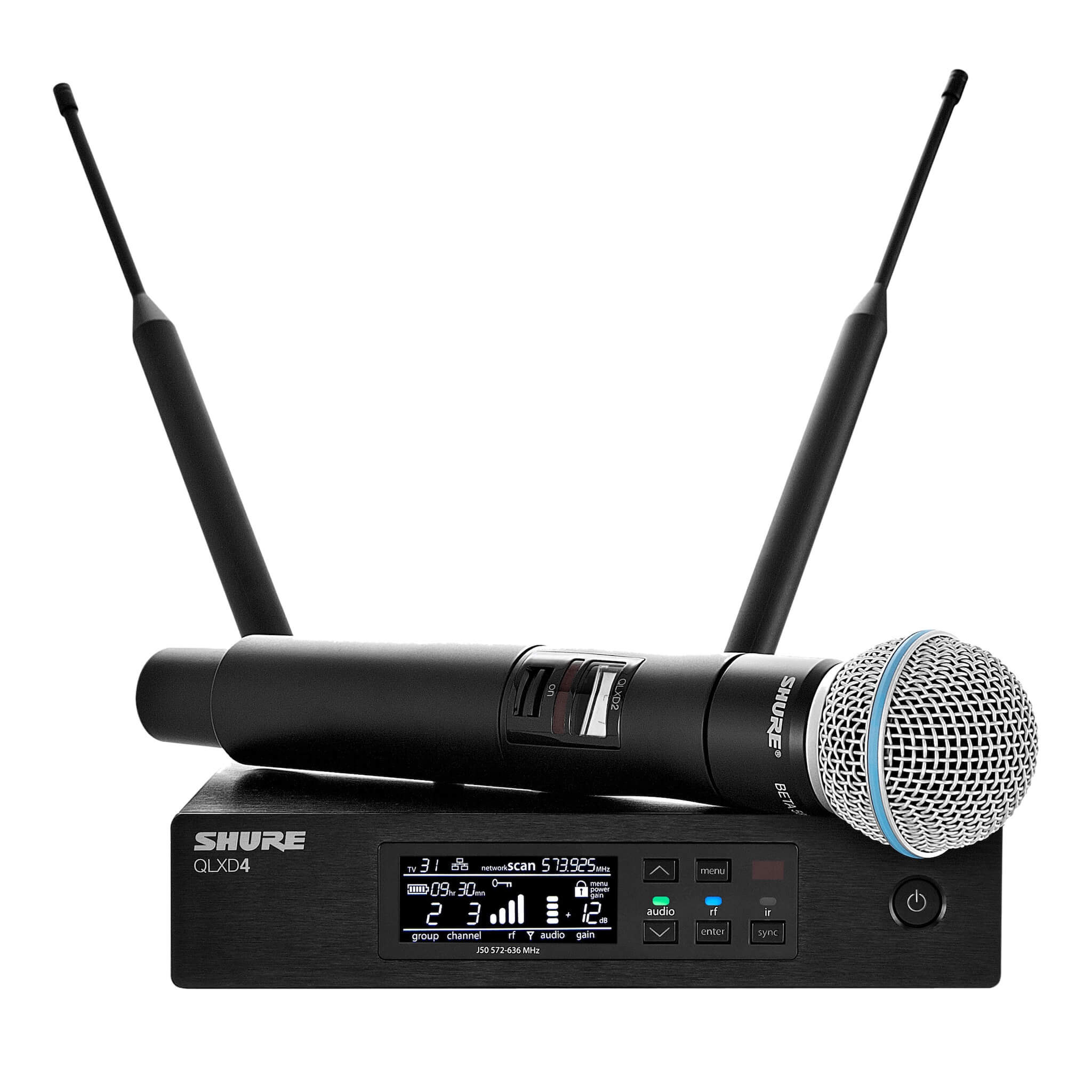 Shure QLXD24/B58 - Wireless System with BETA58A Handheld Transmitter