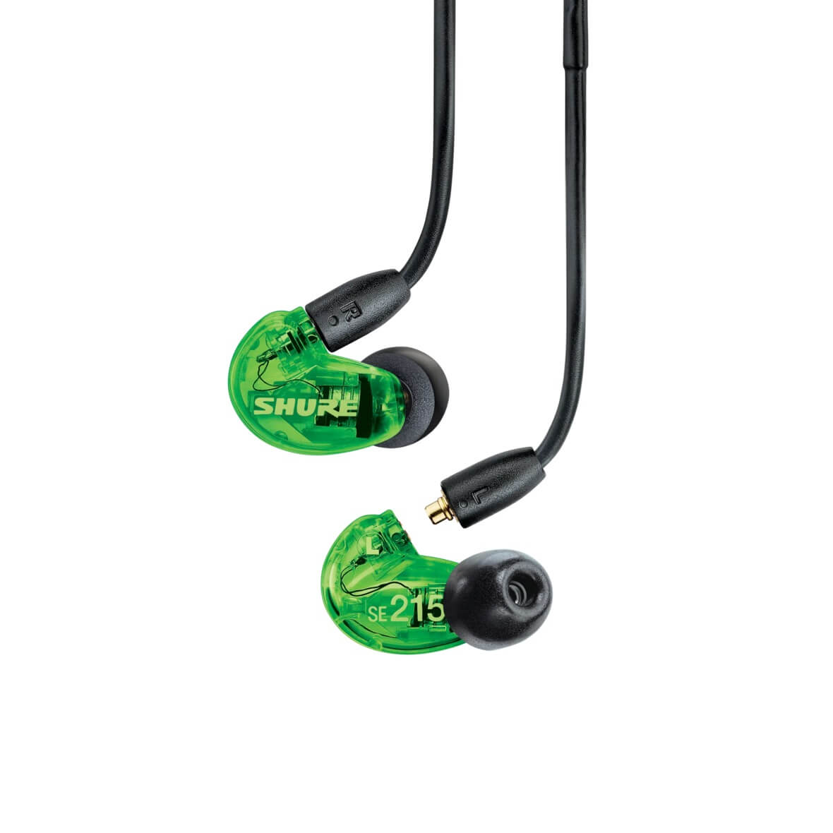 Shure SE215SPE-GN - Professional Sound Isolating Earphones, detachable cable