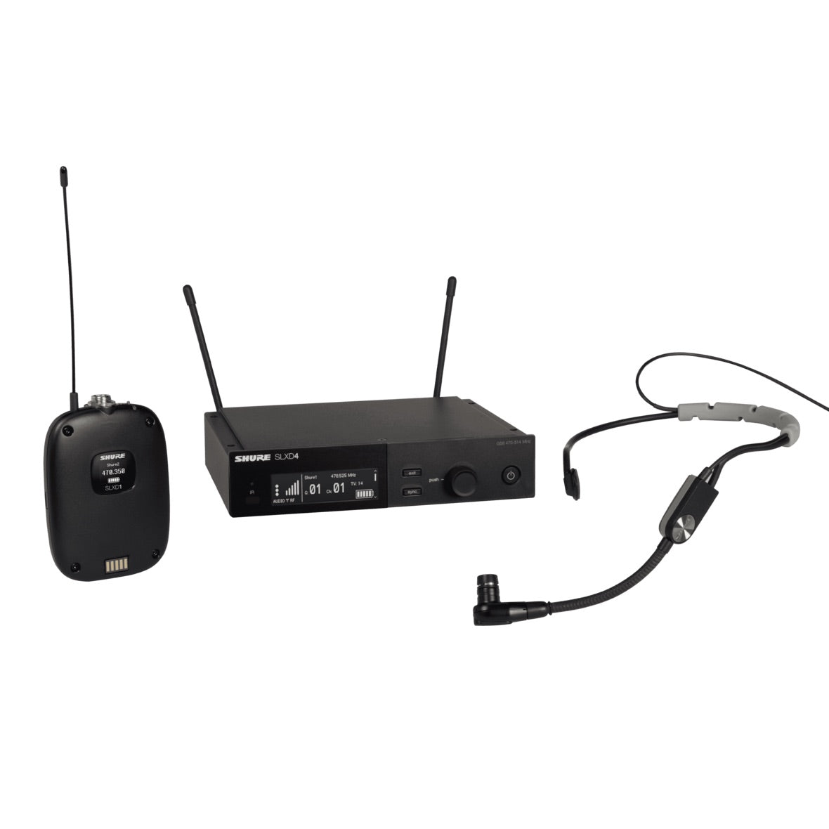 Shure SLXD14/SM35 - Wireless System with SLXD1 Bodypack and SM35 Headset