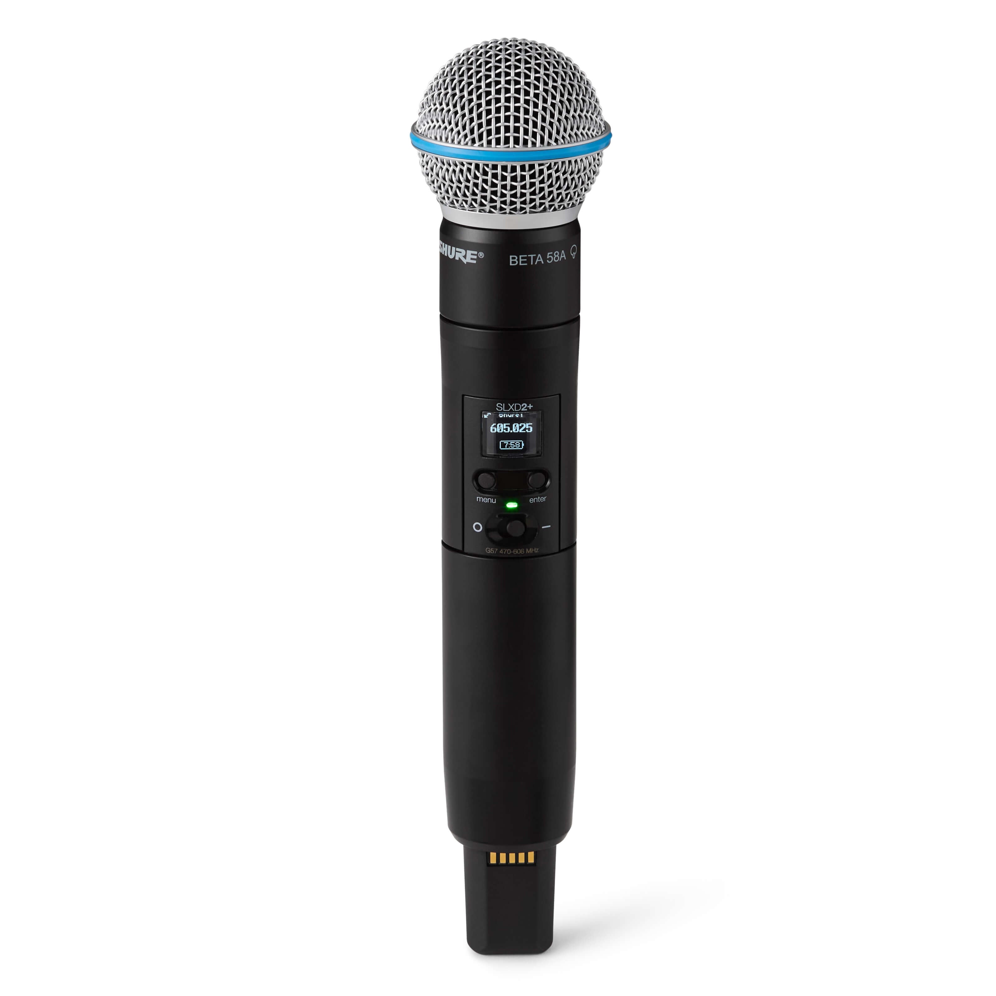 Shure SLXD2+/B58 - Wireless Handheld Transmitter with Beta 58A Microphone