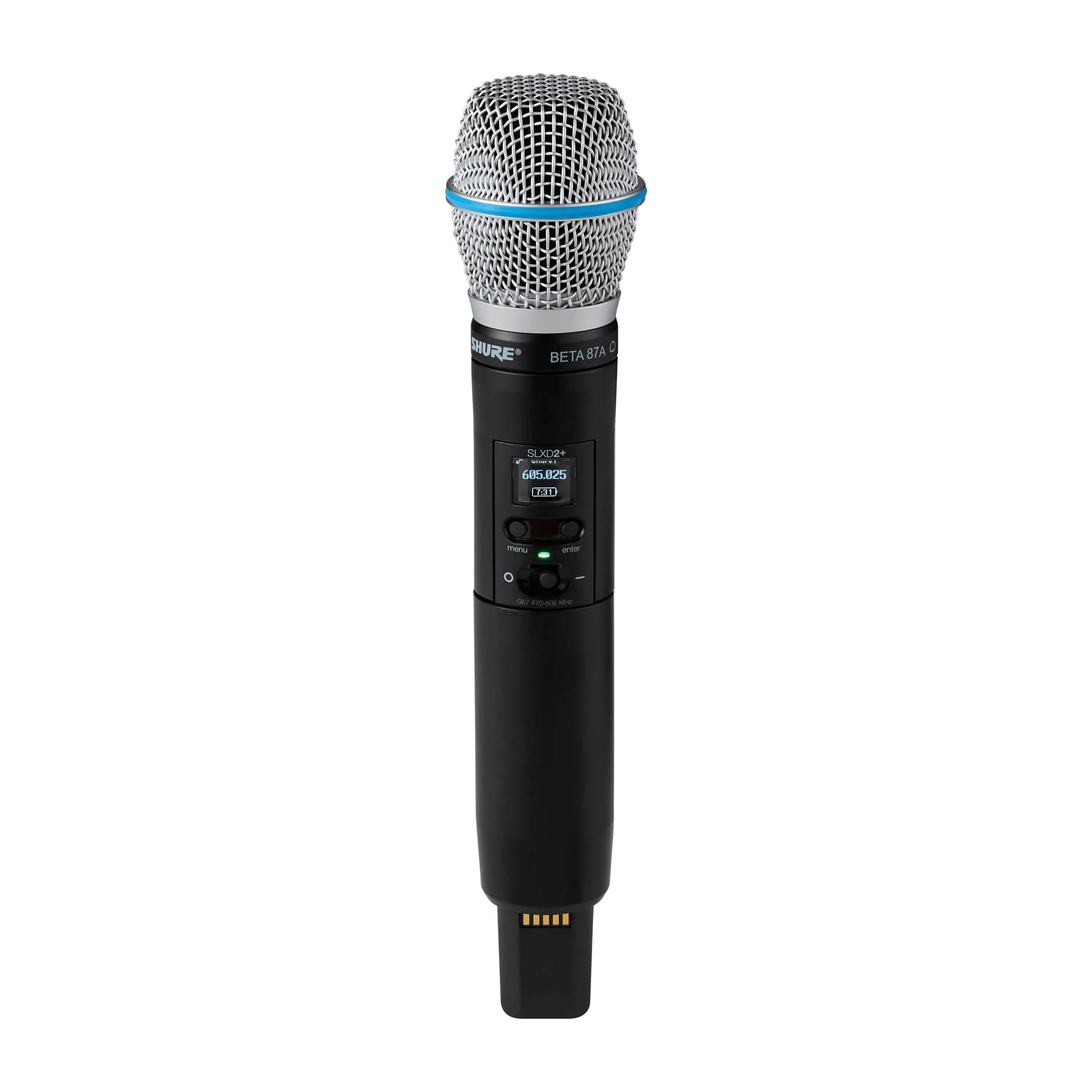 Shure SLXD2+/B87A - Wireless Handheld Transmitter with Beta 87A Microphone