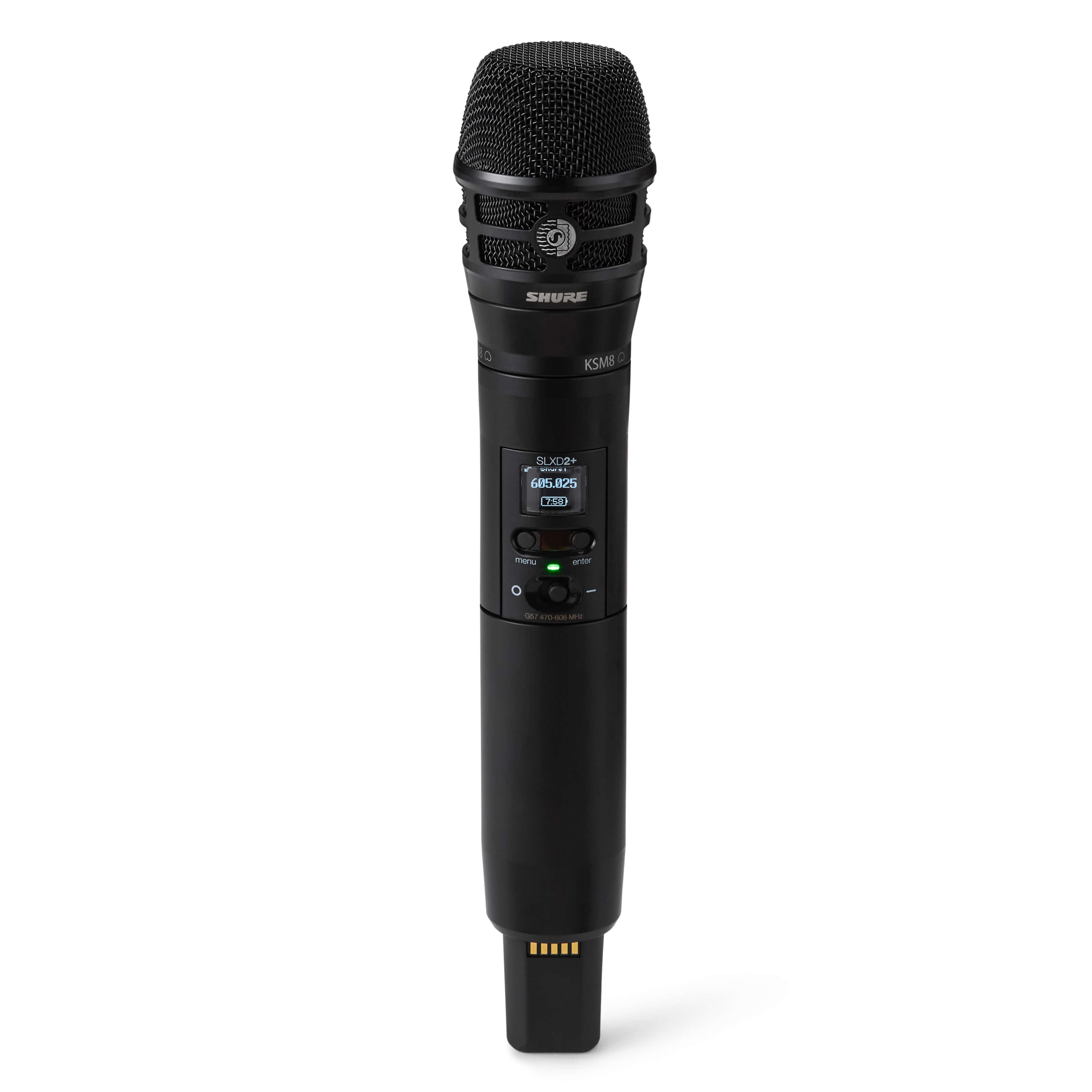 Shure SLXD2+/K8B - Wireless Handheld Transmitter with KSM8 Microphone