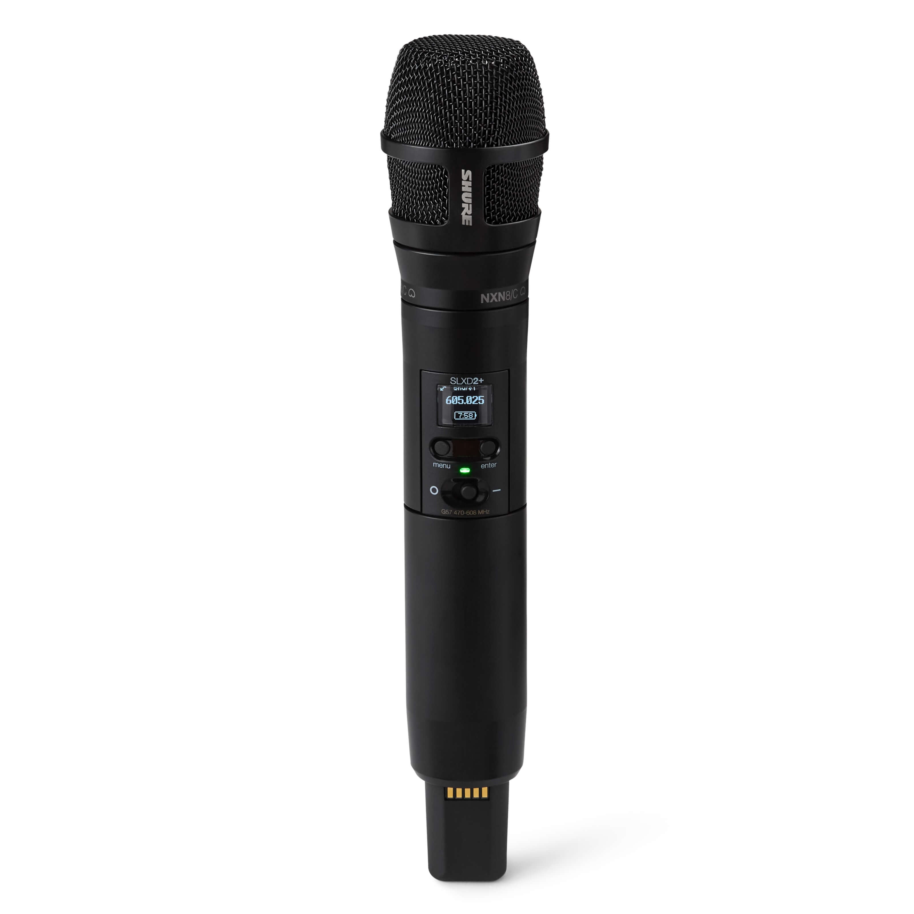 Shure SLXD2+/N8C - Wireless Handheld Transmitter with Nexadyne 8/C Microphone
