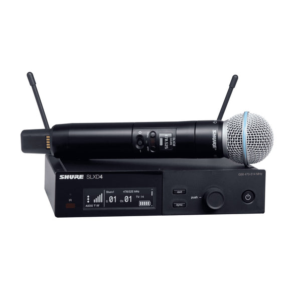 Shure SLXD24/B58 - Wireless System with Beta 58A Handheld Transmitter