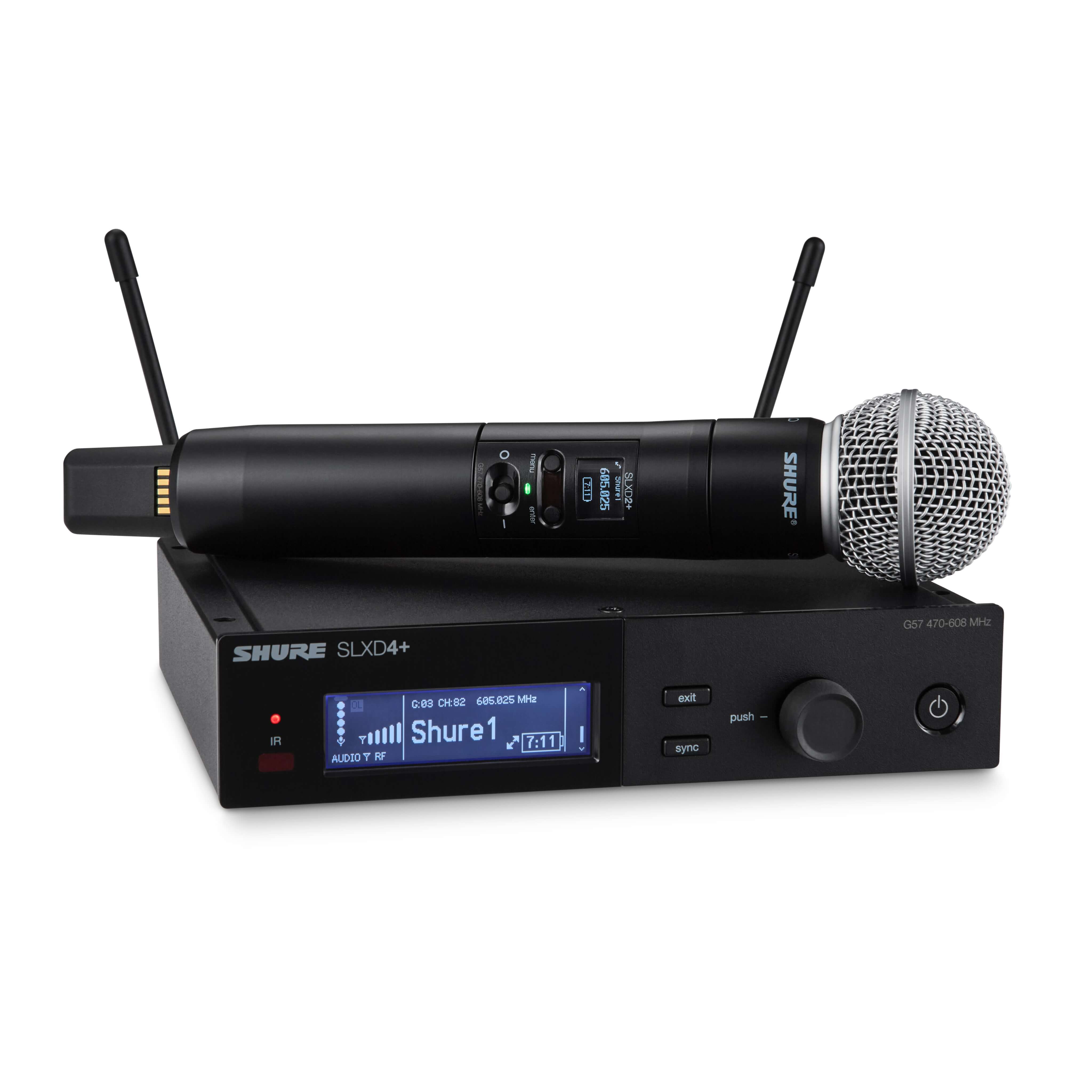 Shure SLXD24+/58 - Wireless Handheld System with SM58 Microphone