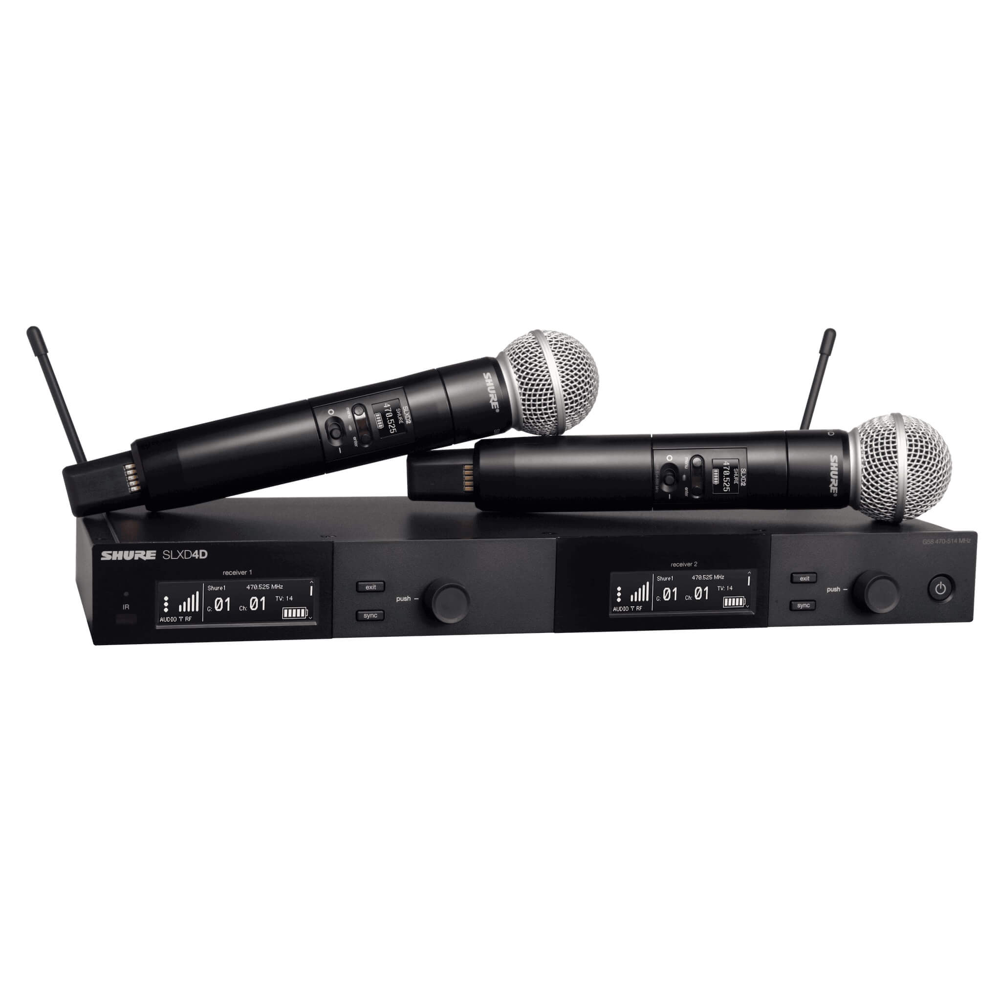 Shure SLXD24D/SM58 - Dual Wireless System with two SM58 Handheld Transmitters