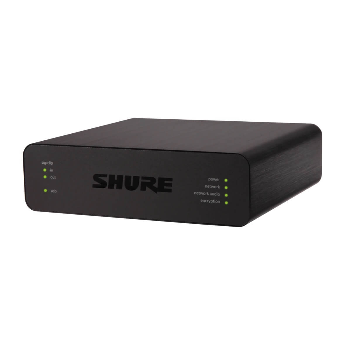 Shure ANIUSB-MATRIX - Microflex USB Audio Network Interface, angle