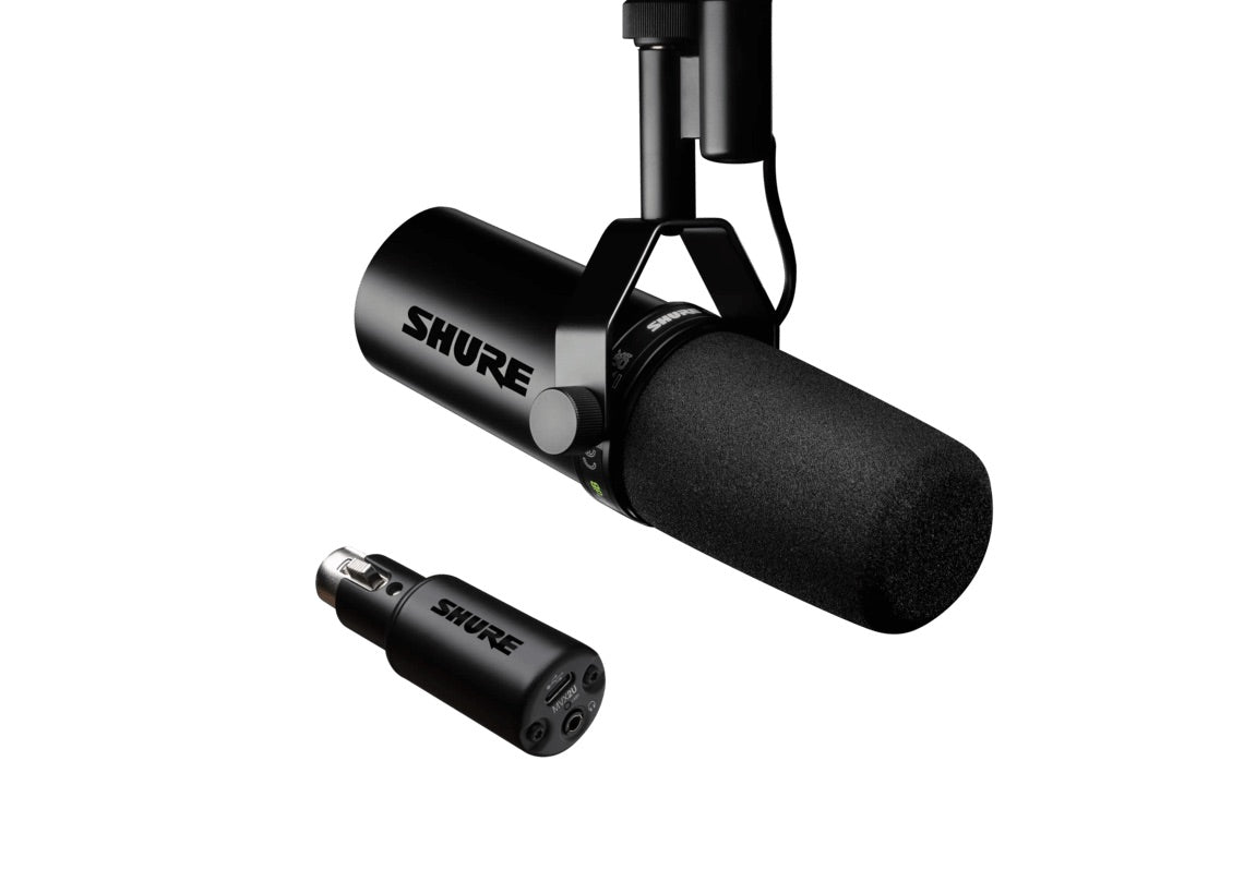 Shure MVX2U - Digital Audio Interface, XLR to USB Adapter