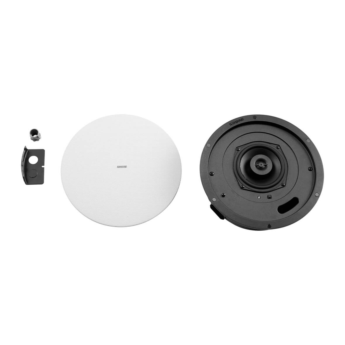 Shure MXN5W-C - Microflex Networked Ceiling Loudspeaker, components