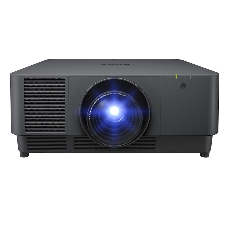 Sony VPL-FHZ131L/B - 3LCD WUXGA Laser Projector, front with lamp on